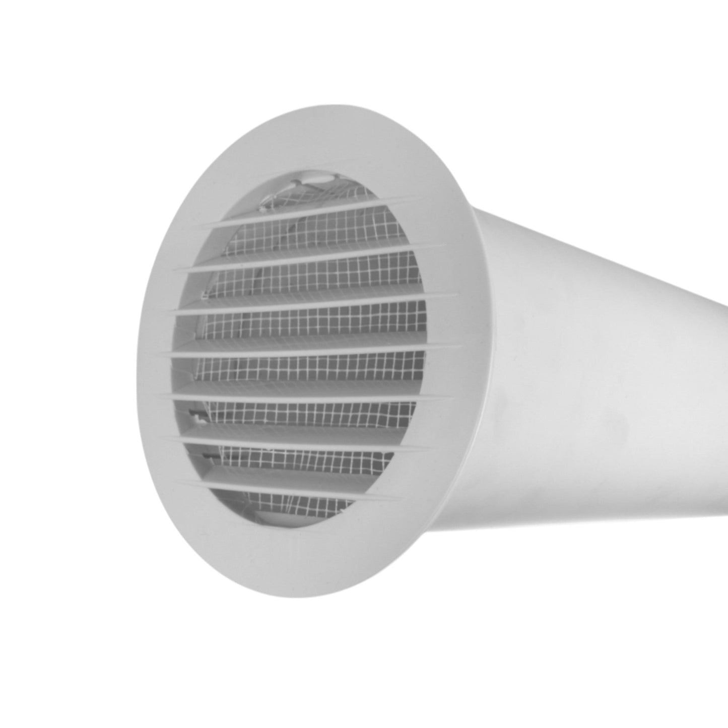 AP Supplies Through Wall Ventilation Kit Round Louvre Vent VC-KRO0184 with Brown External Vent