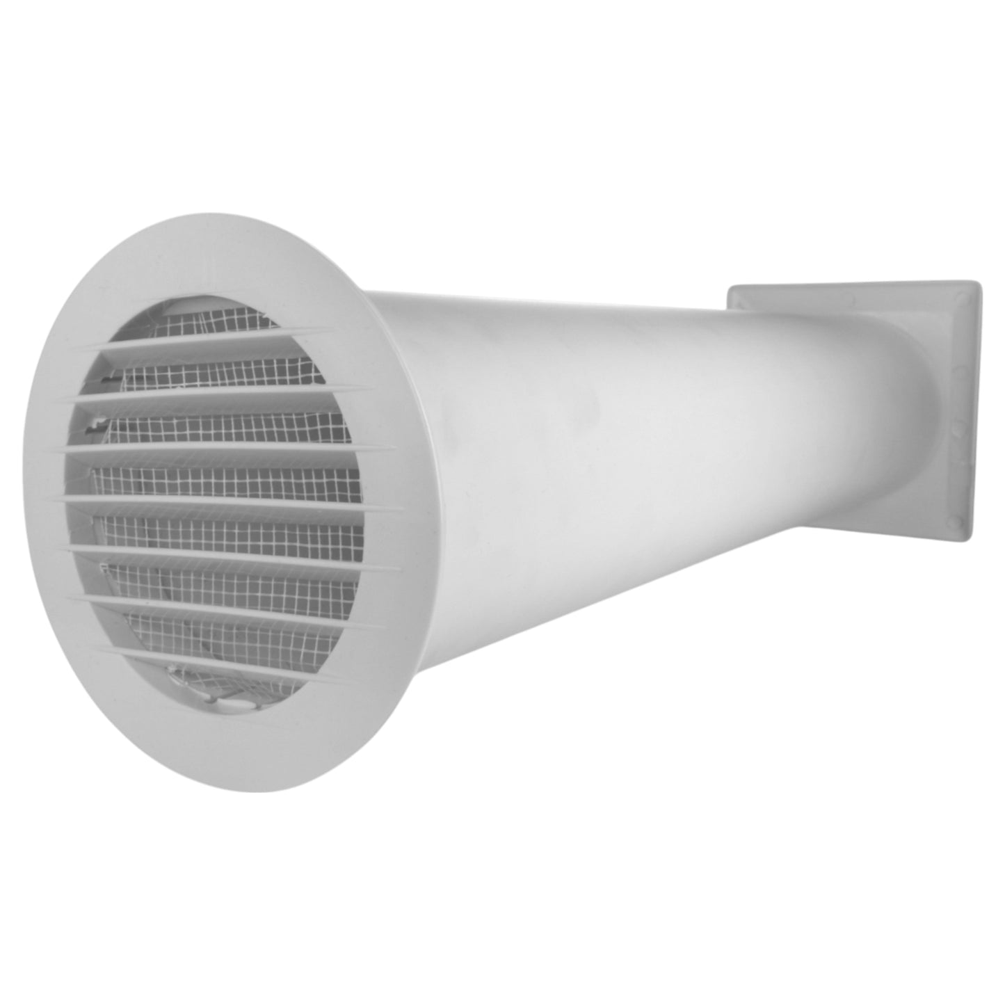 AP Supplies Through Wall Ventilation Kit Round Louvre Vent VC-KRO0184 with Graphite External Vent