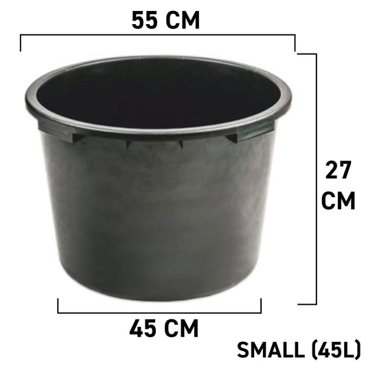 Round Mixing Tub 45L Outdoor Watering Kit DIY Workshop Accessory