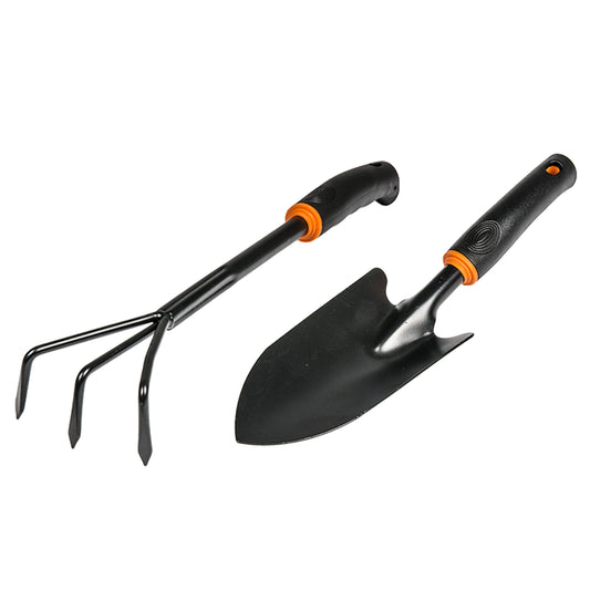 AP Supplies Wide Spade and Cultivator Garden Tool Set