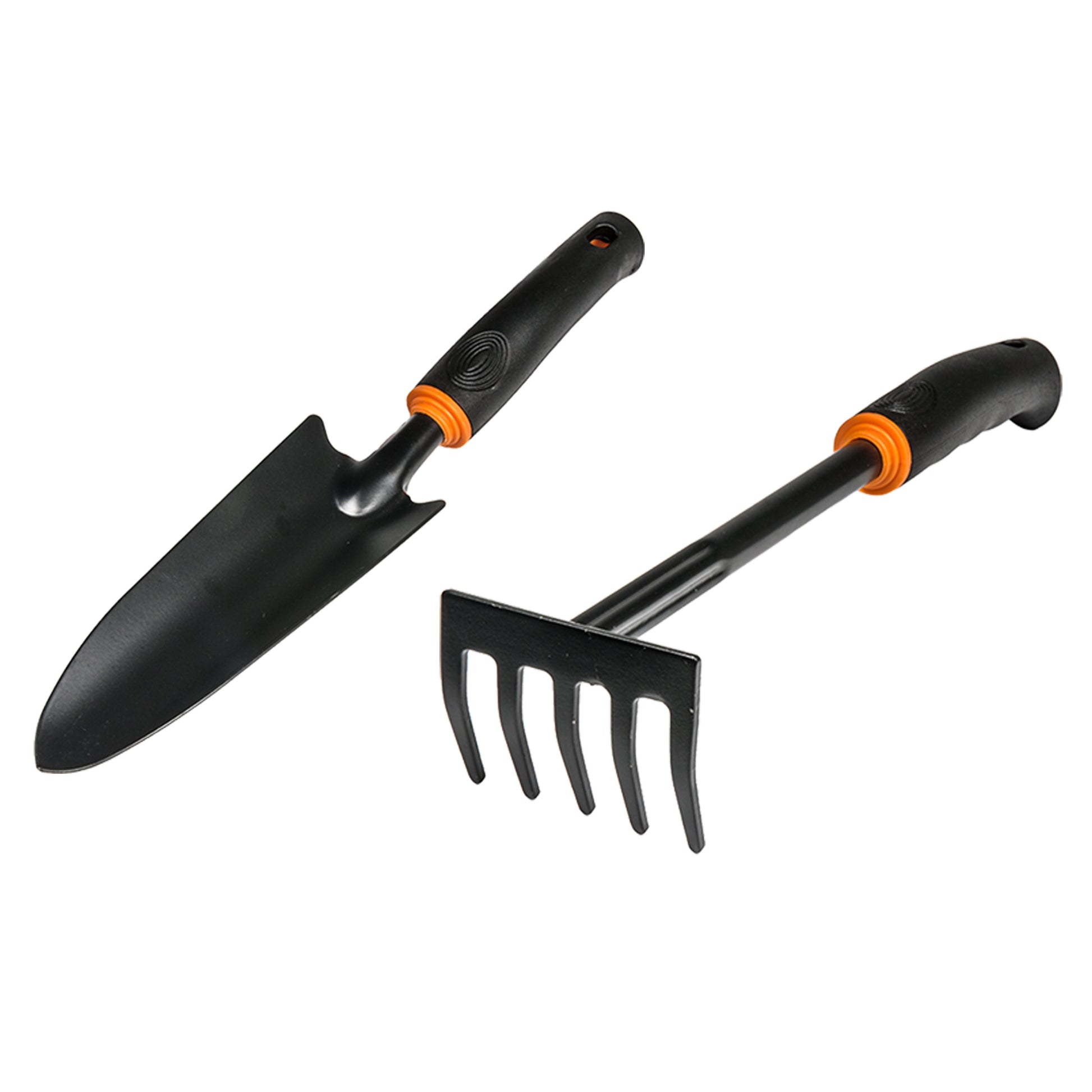 AP Supplies 5-Teeth Rake and Narrow Spade Garden Tool Set