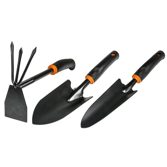 AP Supplies Digger-Hoe, Narrow Spade and Wide Spade Garden Tool Set