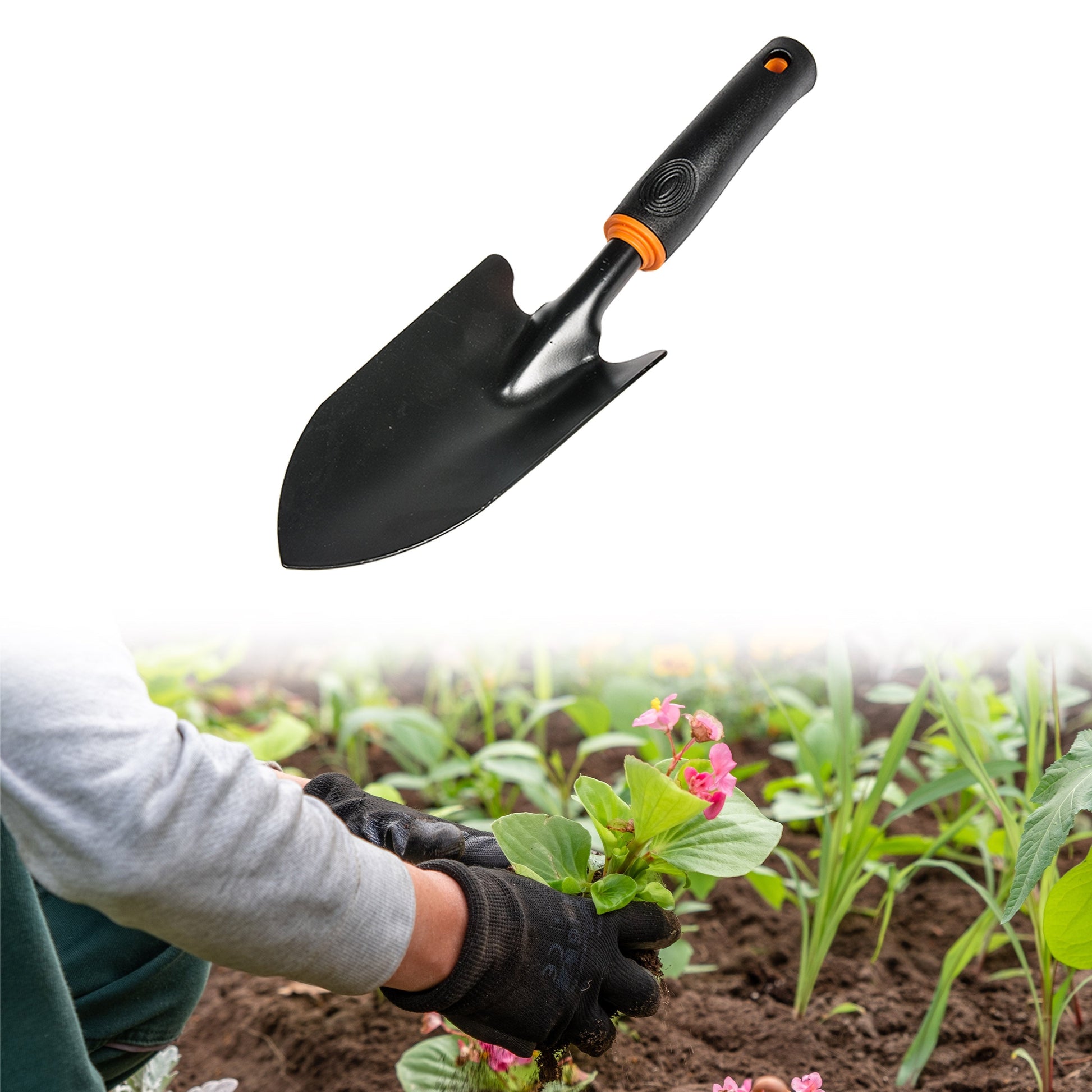 AP Supplies Wide Spade and Cultivator Garden Tool Set