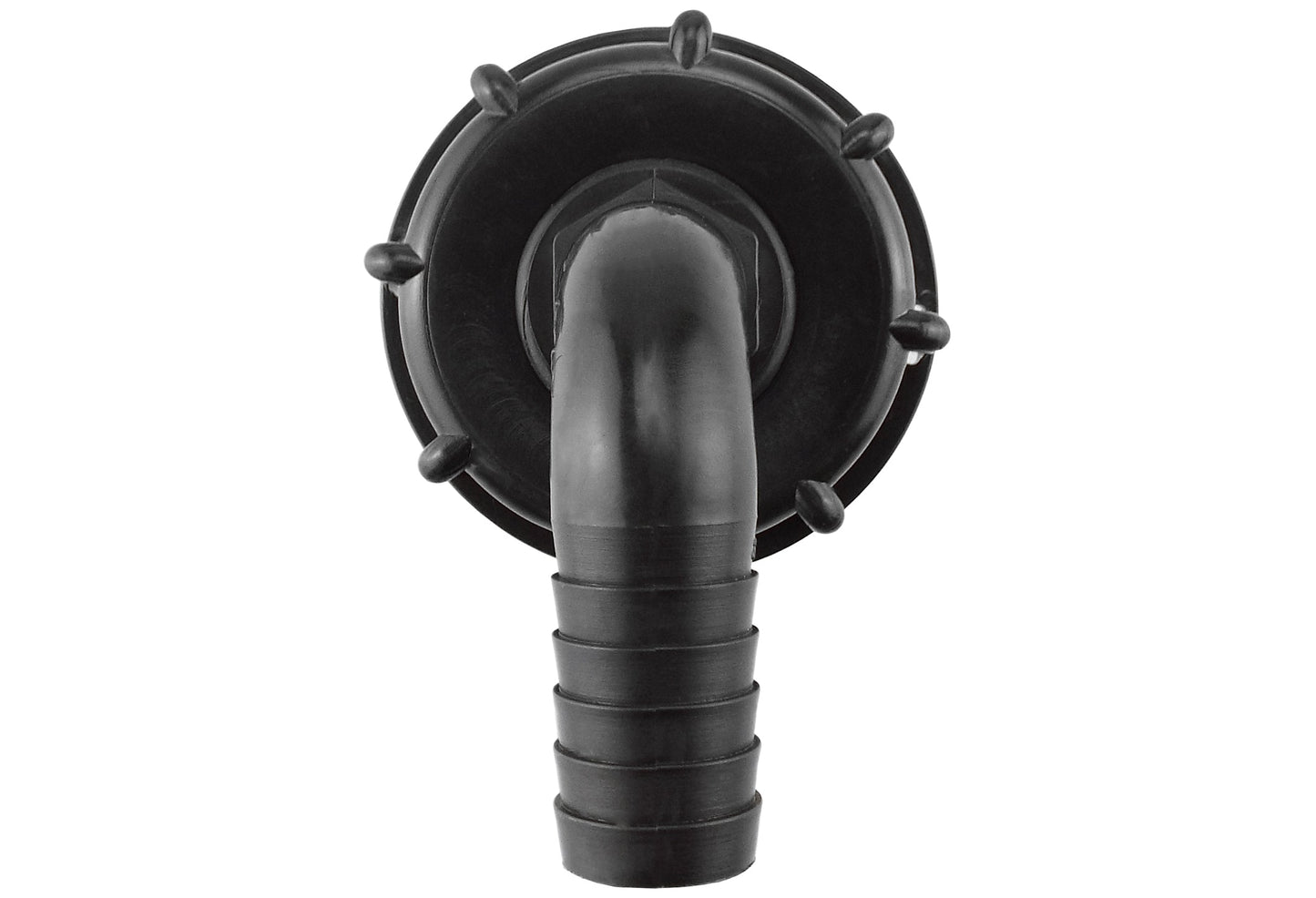 IBC 2 S60X6 Cap with Pond Elbow 20mm Barb Barb Connector Drip Irrigation Fitting
