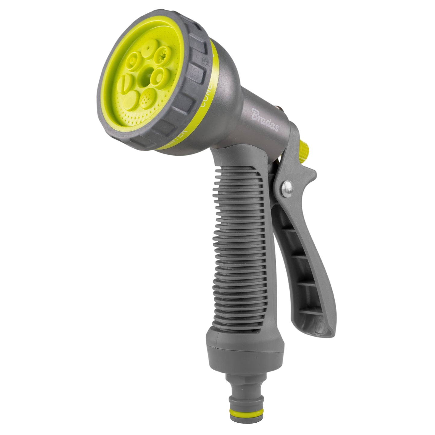 Hose Gun Water Sprayer 7-Pattern Multi-Function, Lime for DIY Workshop Accessory