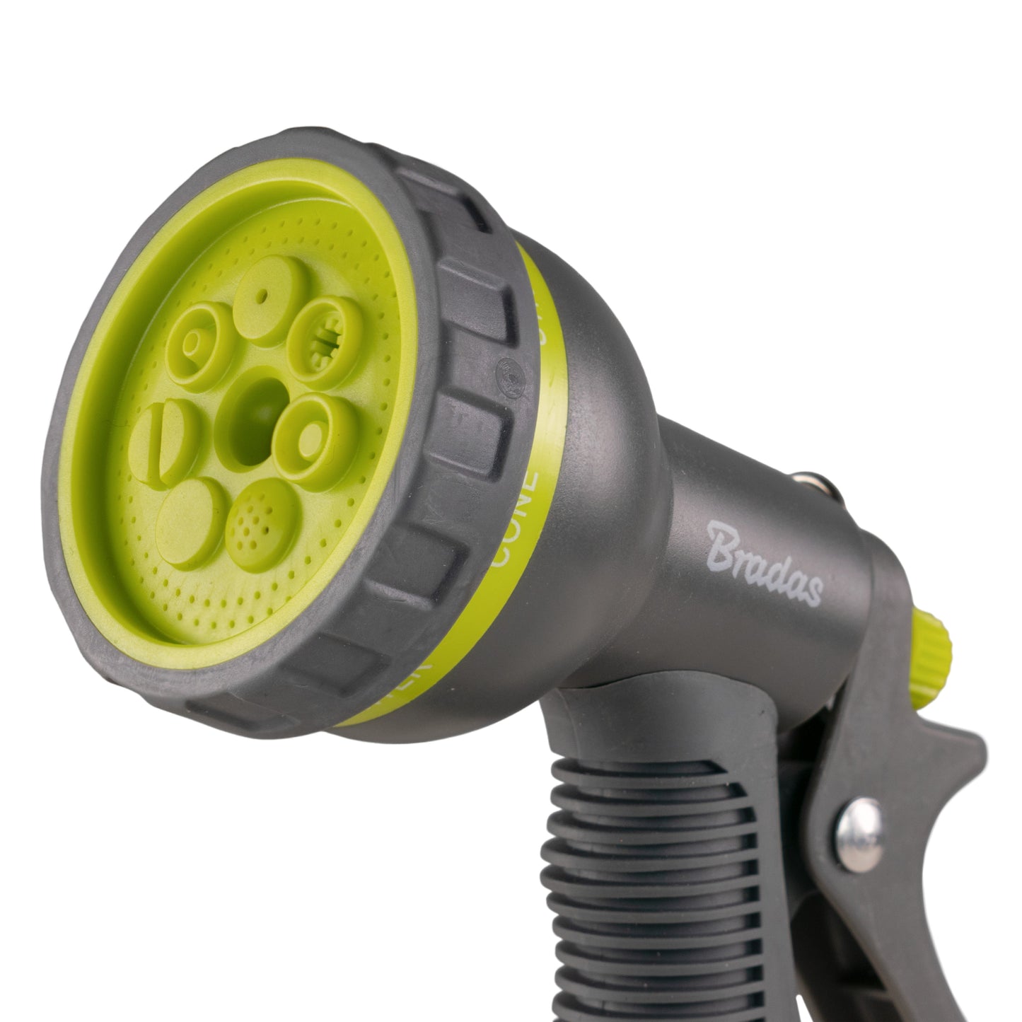 Hose Gun Water Sprayer 7-Pattern Multi-Function, Lime for DIY Workshop Accessory