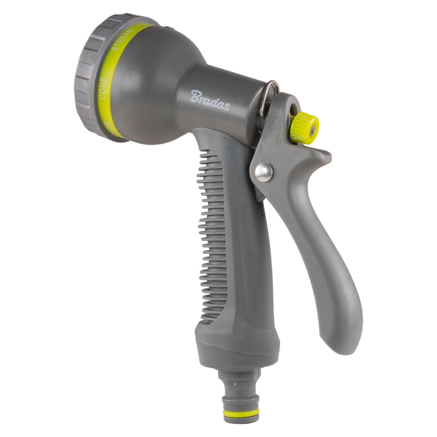 Hose Gun Water Sprayer 7-Pattern Multi-Function, Lime for DIY Workshop Accessory