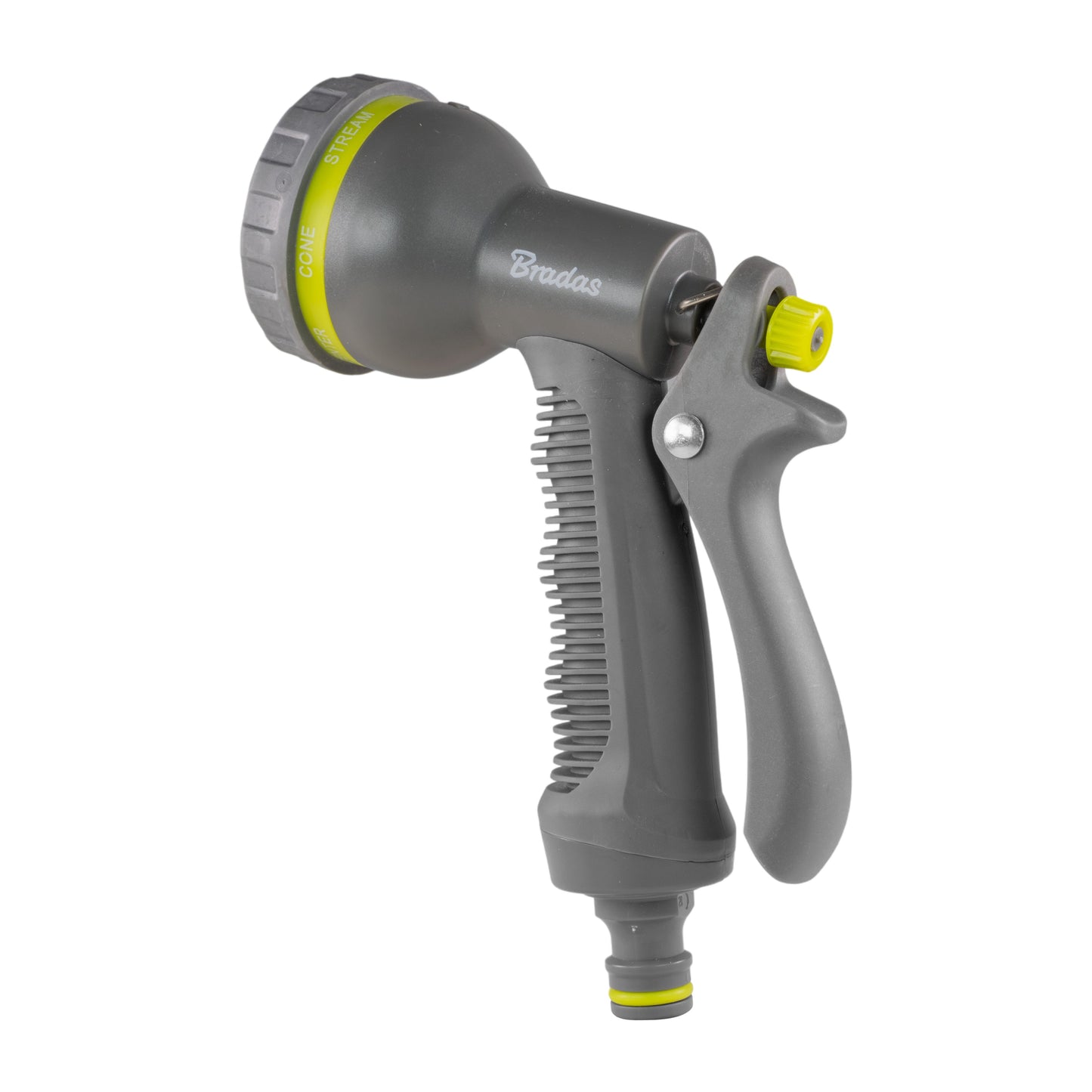Hose Gun Water Sprayer 7-Pattern Multi-Function, Lime for DIY Workshop Accessory