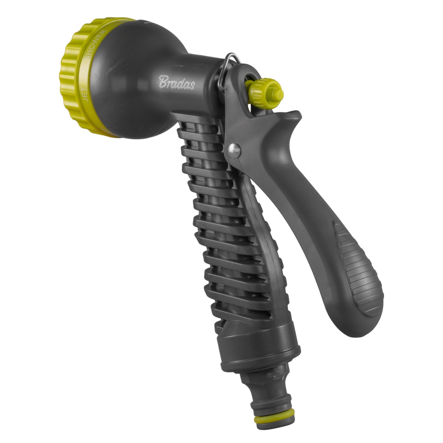 Hose Gun Water Sprayer 7-Pattern Adjustable, Lime Hose Connector Set Tap Adapter