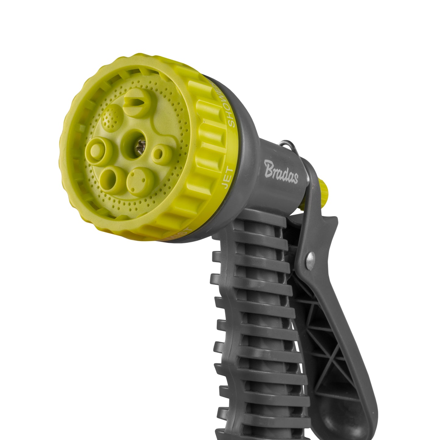 Hose Gun Water Sprayer 7-Pattern Adjustable, Lime Hose Connector Set Tap Adapter