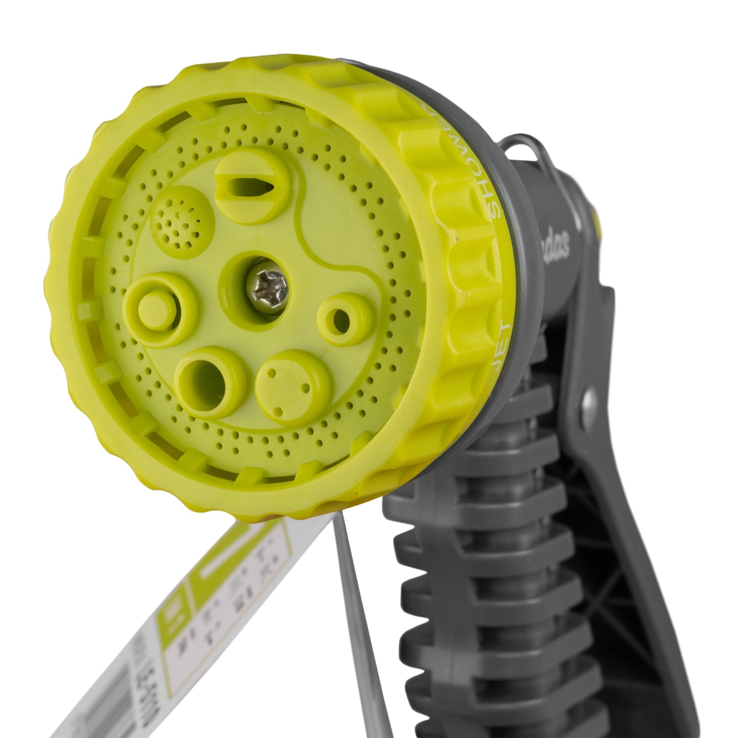 Hose Gun Water Sprayer 7-Pattern Adjustable, Lime Hose Connector Set Tap Adapter