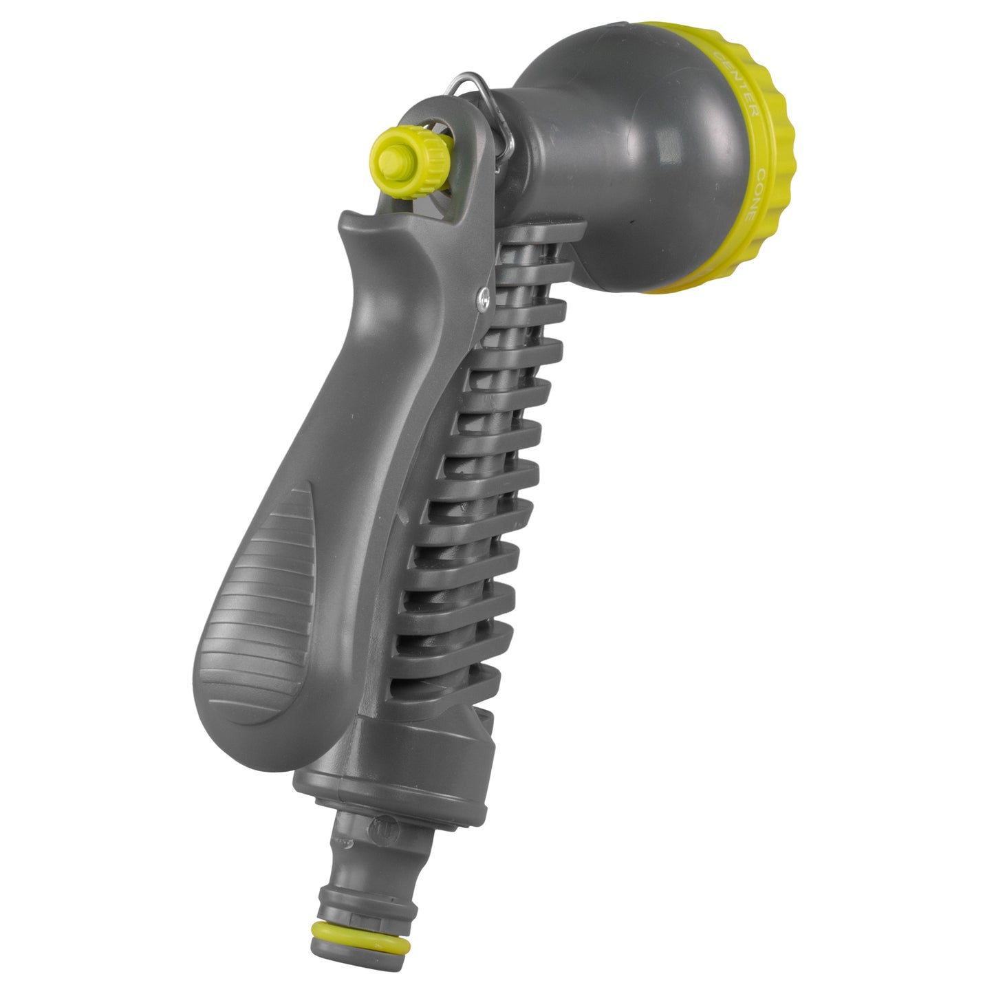 Hose Gun Water Sprayer 7-Pattern Adjustable, Lime Hose Connector Set Tap Adapter