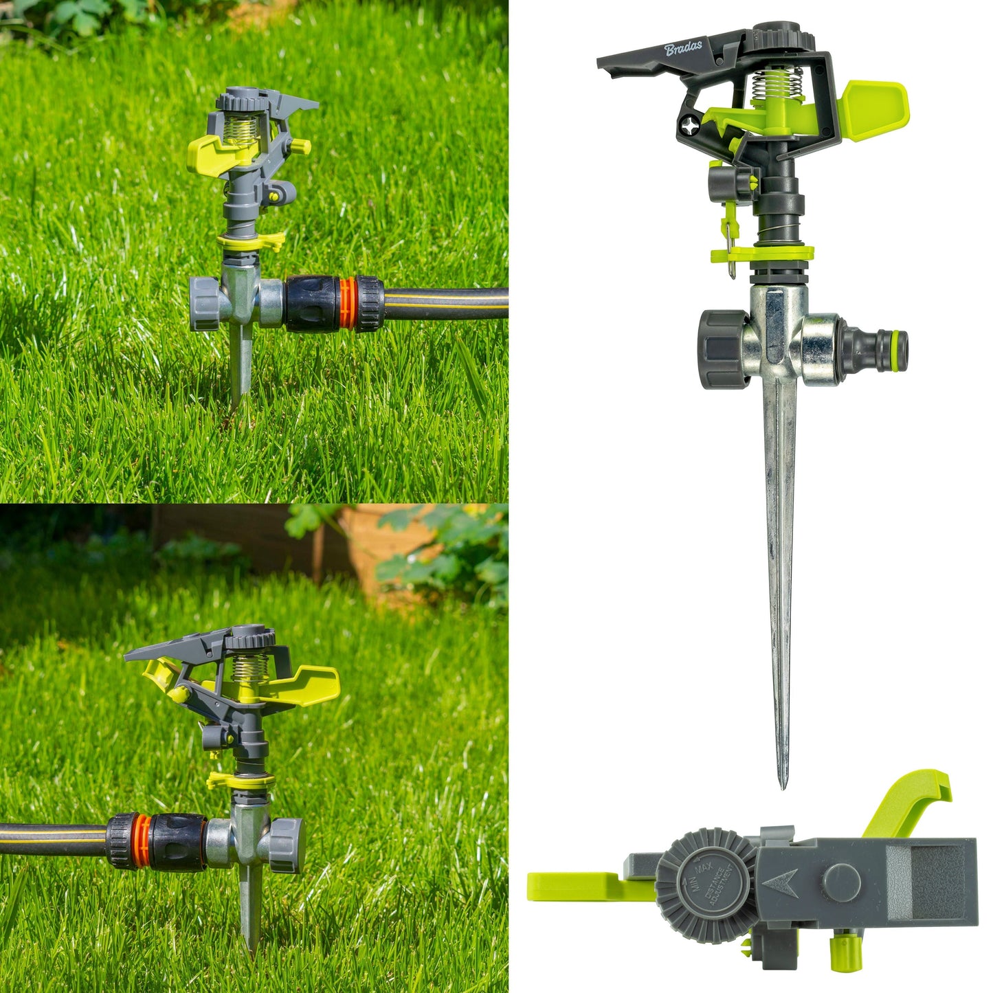 Pulsating Sprinkler on Spike Lime Drip Irrigation Fitting Outdoor Hose Accessory