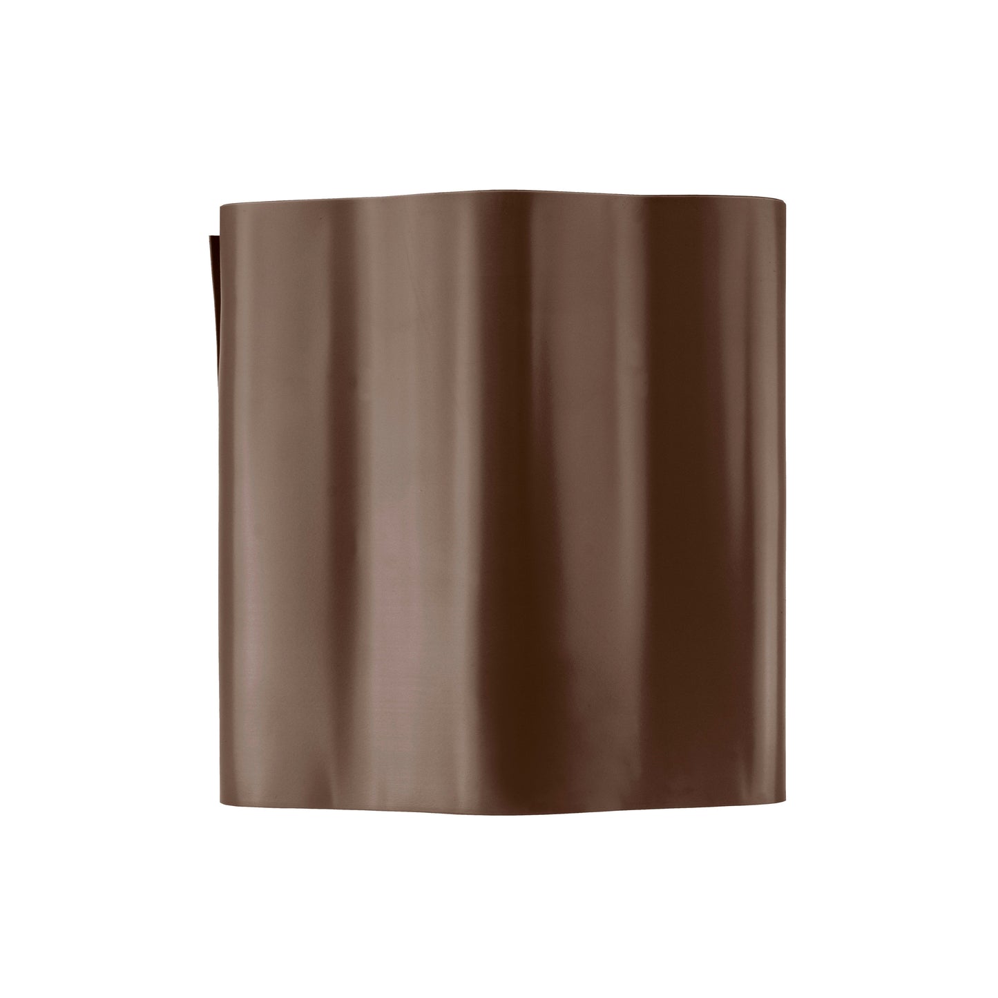 Wavy Plastic Garden Lawn Edging, H=10CM, L=9M, Brown for Home and Garden Use