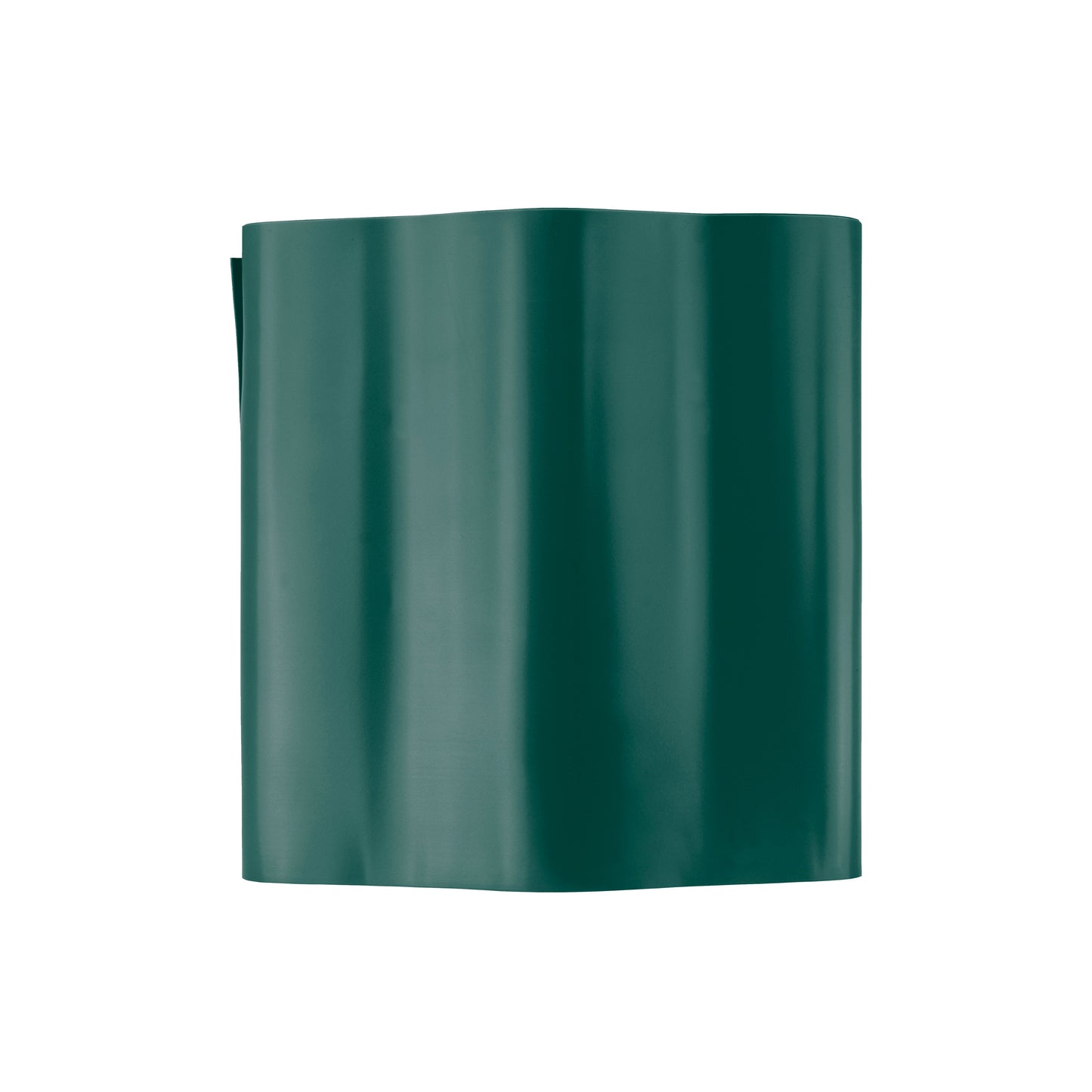 Wavy Plastic Garden Lawn Edging, H=10CM, L=9M, Green for Home and Garden Use