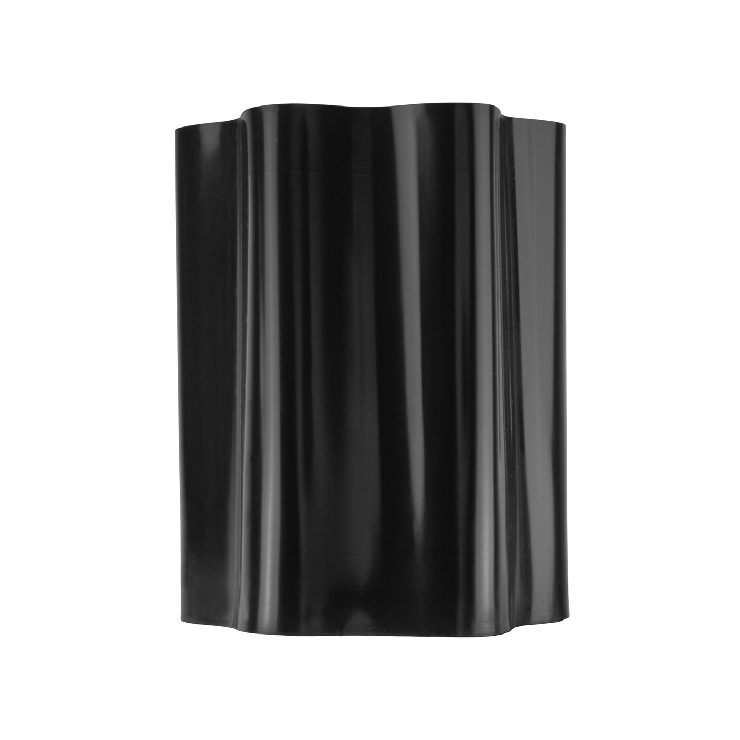 Wavy Plastic Garden Lawn Edging, H=15CM, L=9M, Black for Home and Garden Use