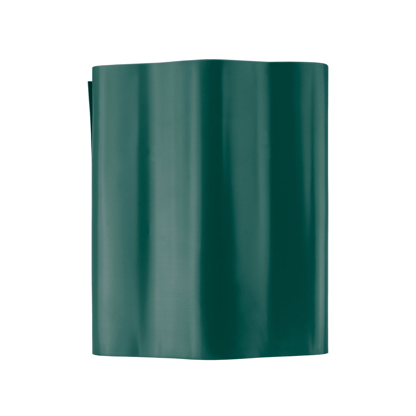 Wavy Plastic Garden Lawn Edging, H=15CM, L=9M, Green for Home and Garden Use