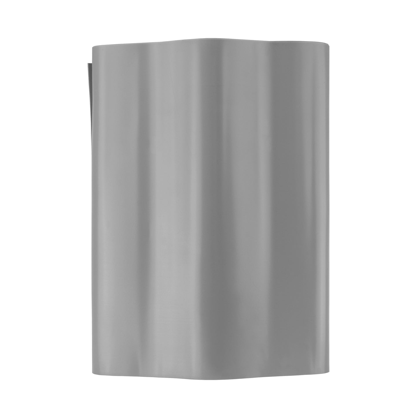 Wavy Plastic Garden Lawn Edging, H=20CM, L=9M, Light Gray for DIY Tool Accessory