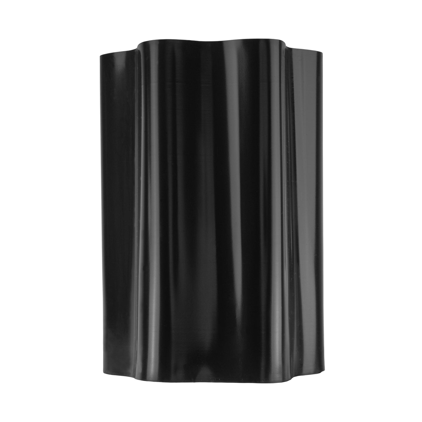 Wavy Plastic Garden Lawn Edging, H=20CM, L=9M, Black for Home and Garden Use