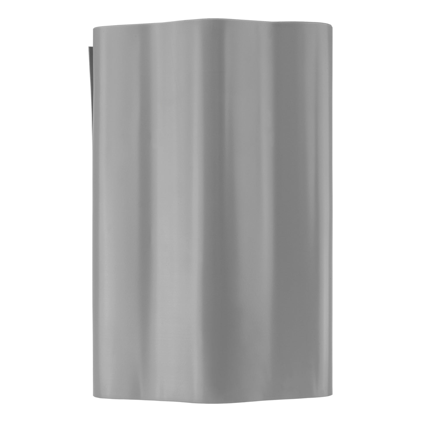 Wavy Plastic Garden Lawn Edging, H=25CM, L=9M, Light Gray for DIY Tool Accessory