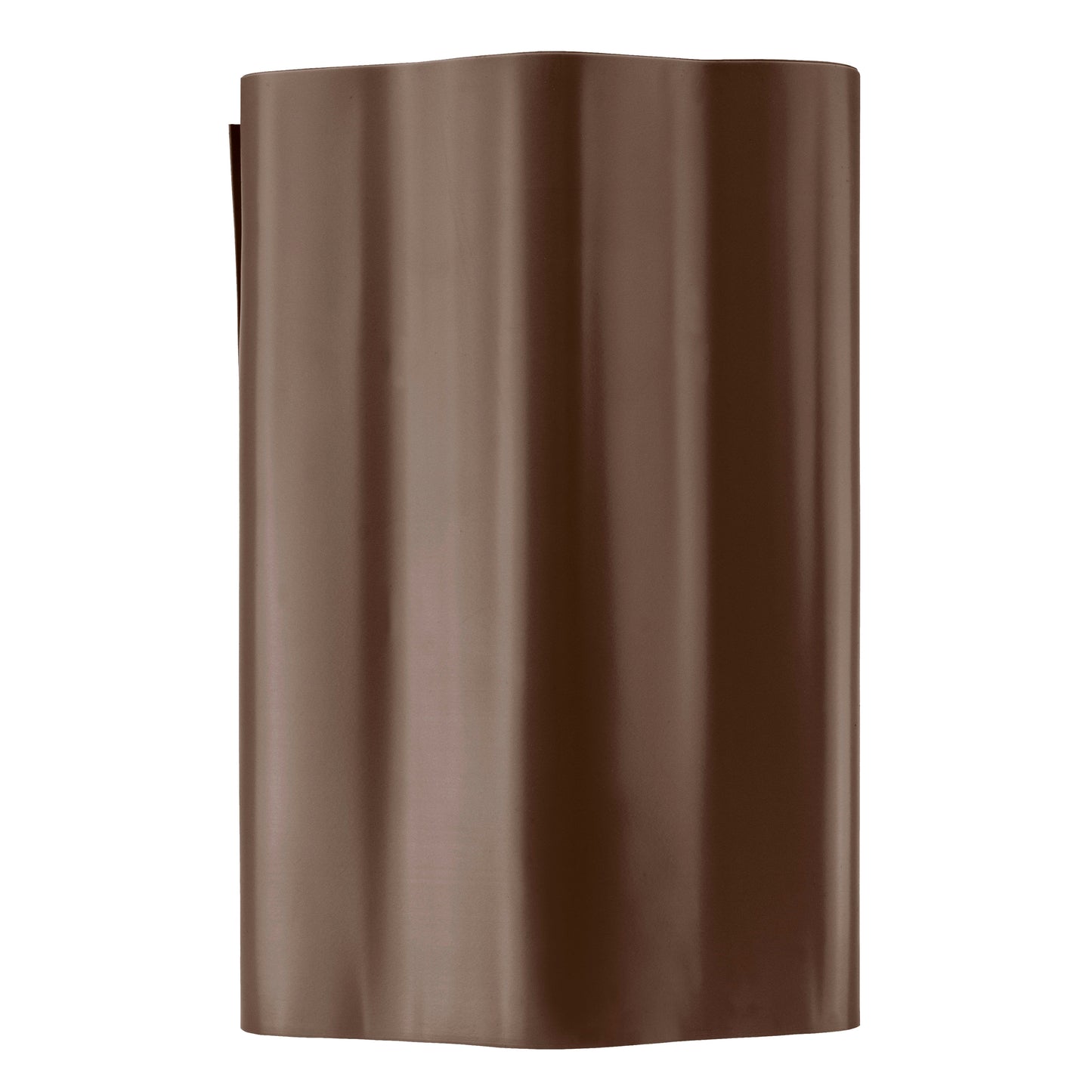 Wavy Plastic Garden Lawn Edging, H=25CM, L=9M, Brown for Home and Garden Use