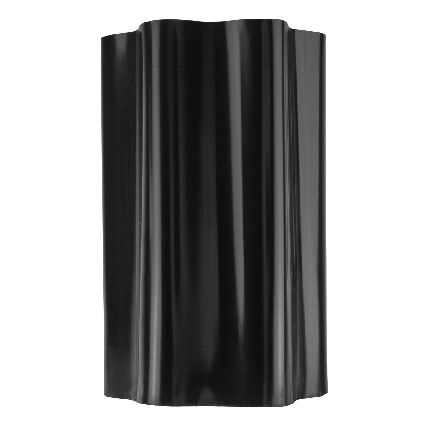 Wavy Plastic Garden Lawn Edging, H=25CM, L=9M, Black for Home and Garden Use