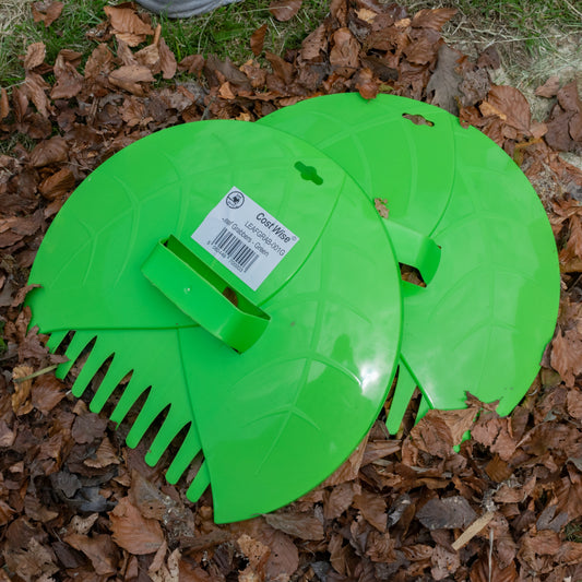 Leaf Grab Garden Cleaning Scoops, Green Landscape Fabric DIY Workshop Accessory