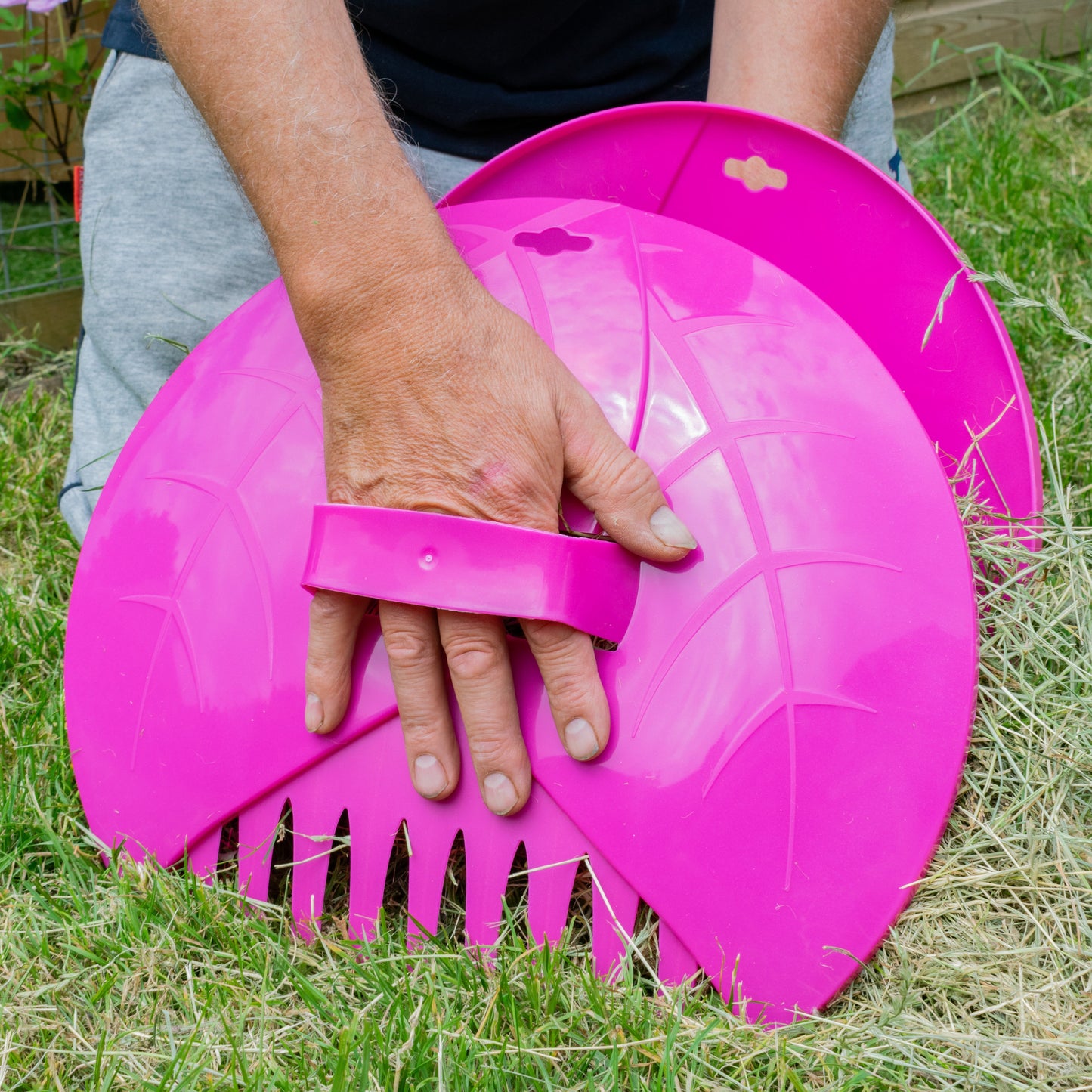 Leaf Grab Garden Cleaning Scoops, Pink DIY Workshop Accessory DIY Tool Accessory