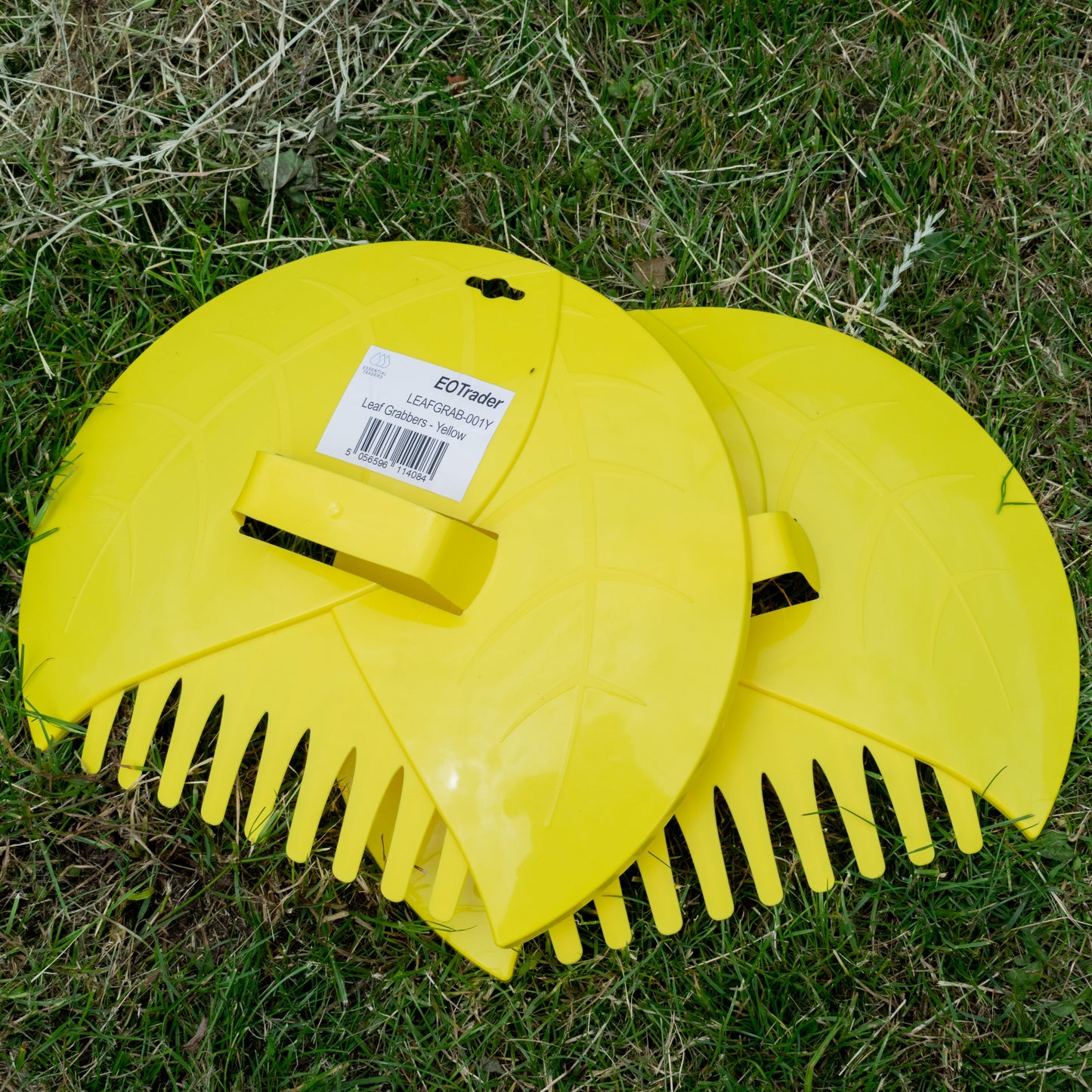 Leaf Grab Garden Cleaning Scoops, Yellow Landscape Fabric DIY Workshop Accessory