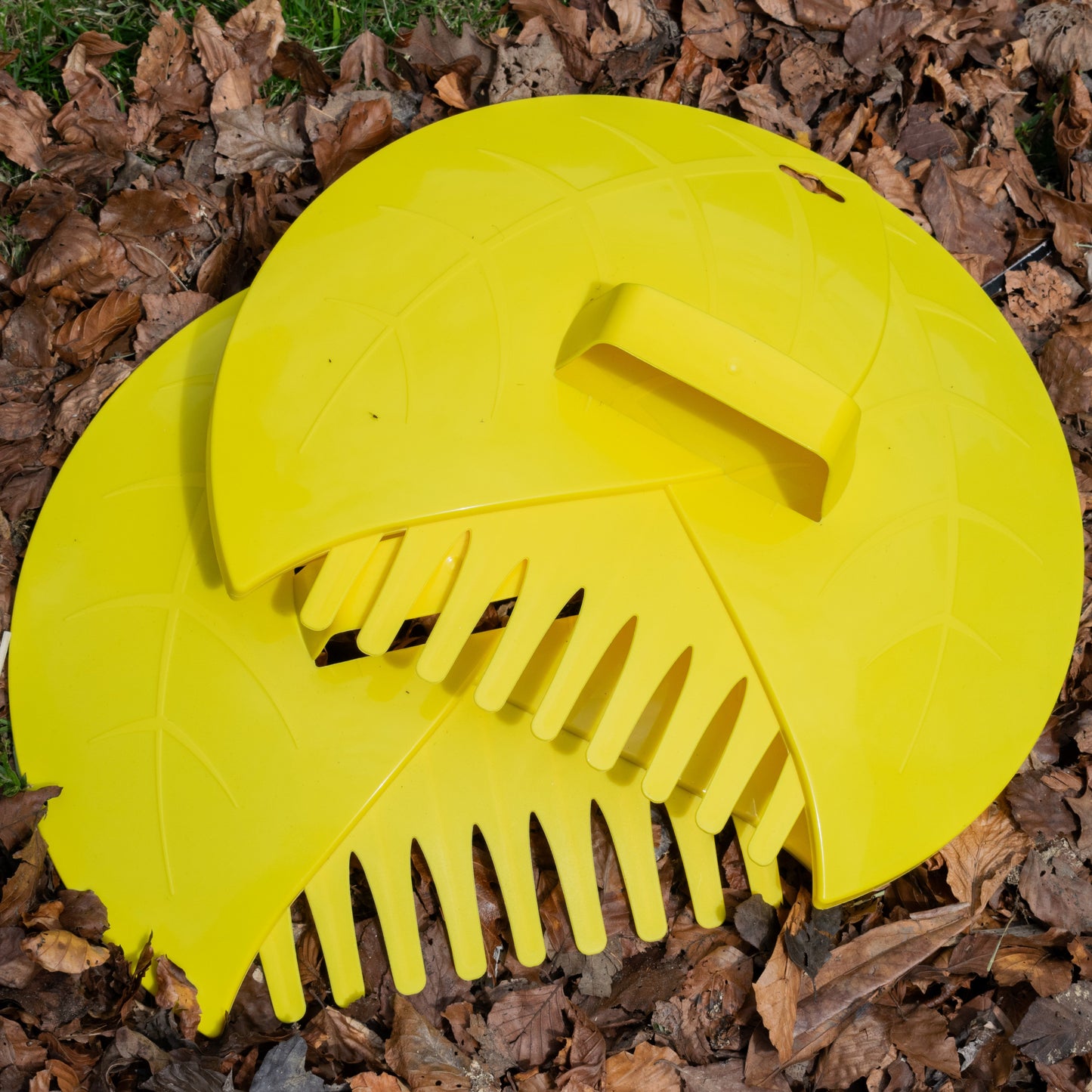 Leaf Grab Garden Cleaning Scoops, Yellow Landscape Fabric DIY Workshop Accessory