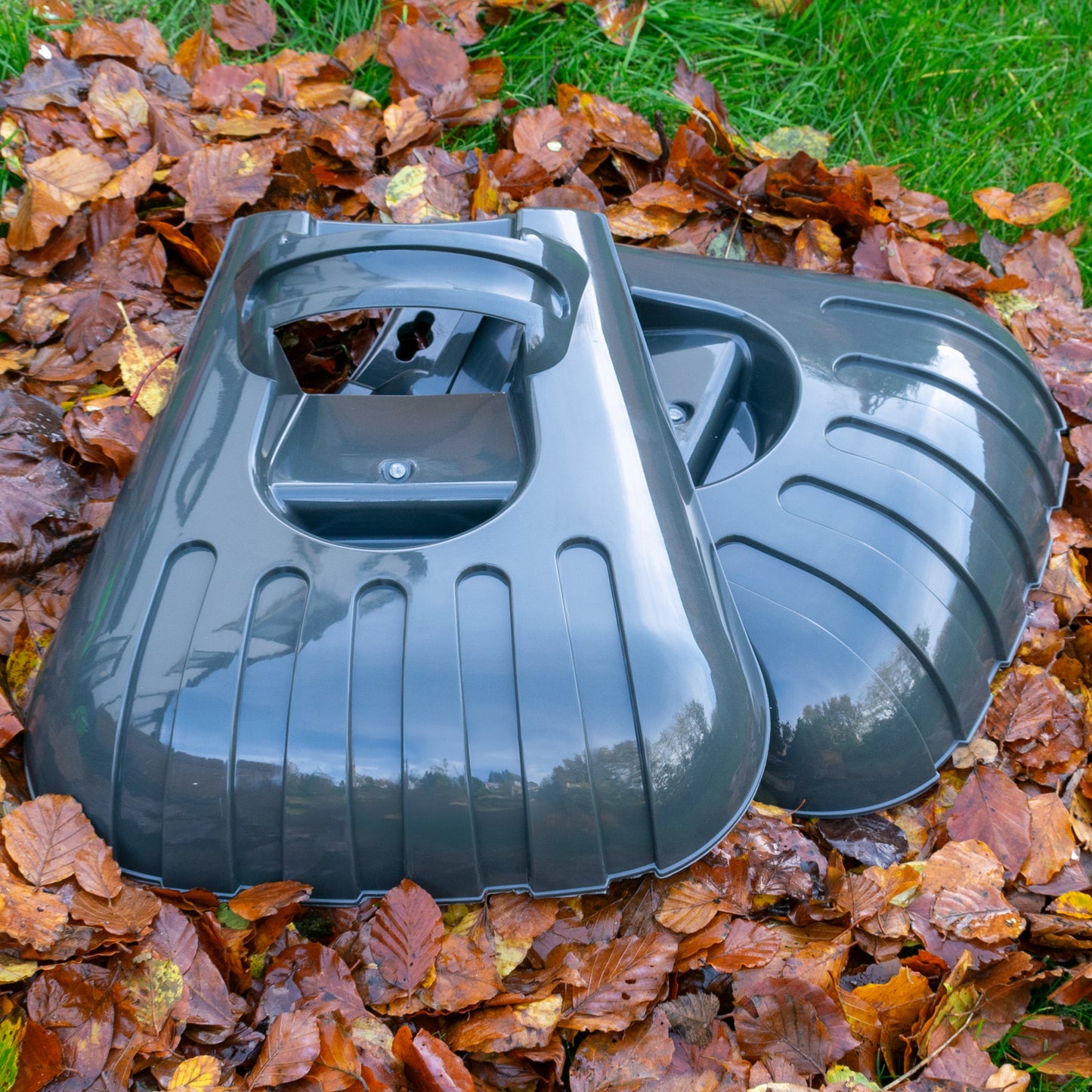 Leaf Grab Large Garden Cleaning Scoops, Dark Gray Garden Tool DIY Tool Accessory
