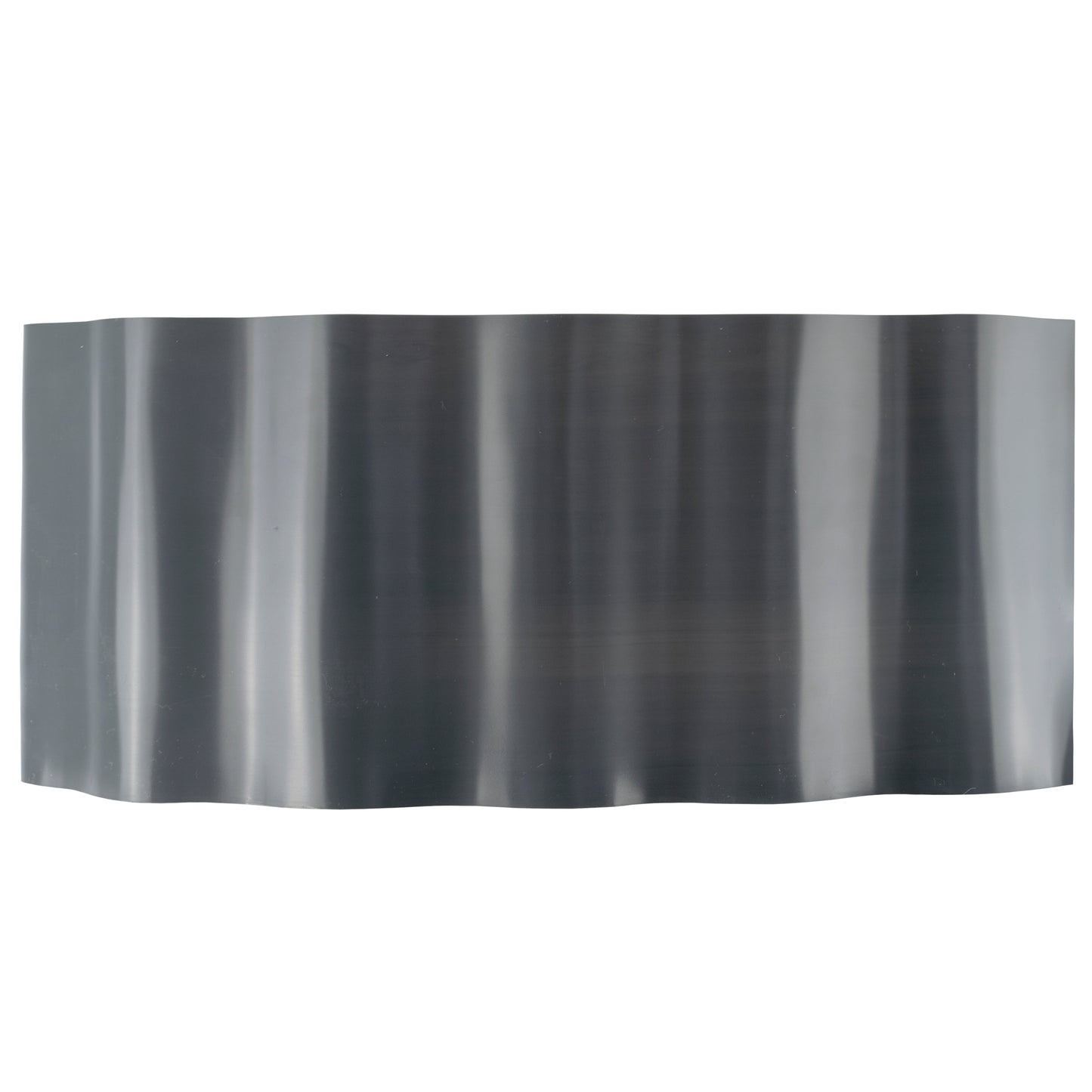 Wavy Plastic Garden Lawn Edging, H=10CM, L=9M, Gray for Home and Garden Use