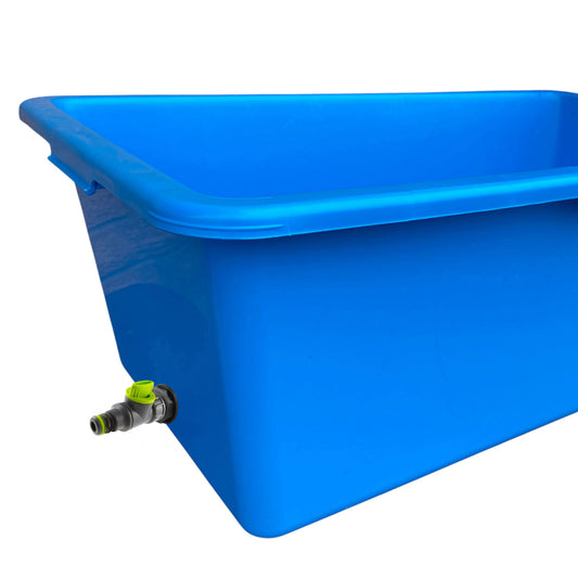 AP Supplies Blue Dog Bath with Drain Valve (Lime)