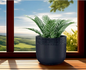 AP Supplies Luca Pot without Hole 140mm Deep Black