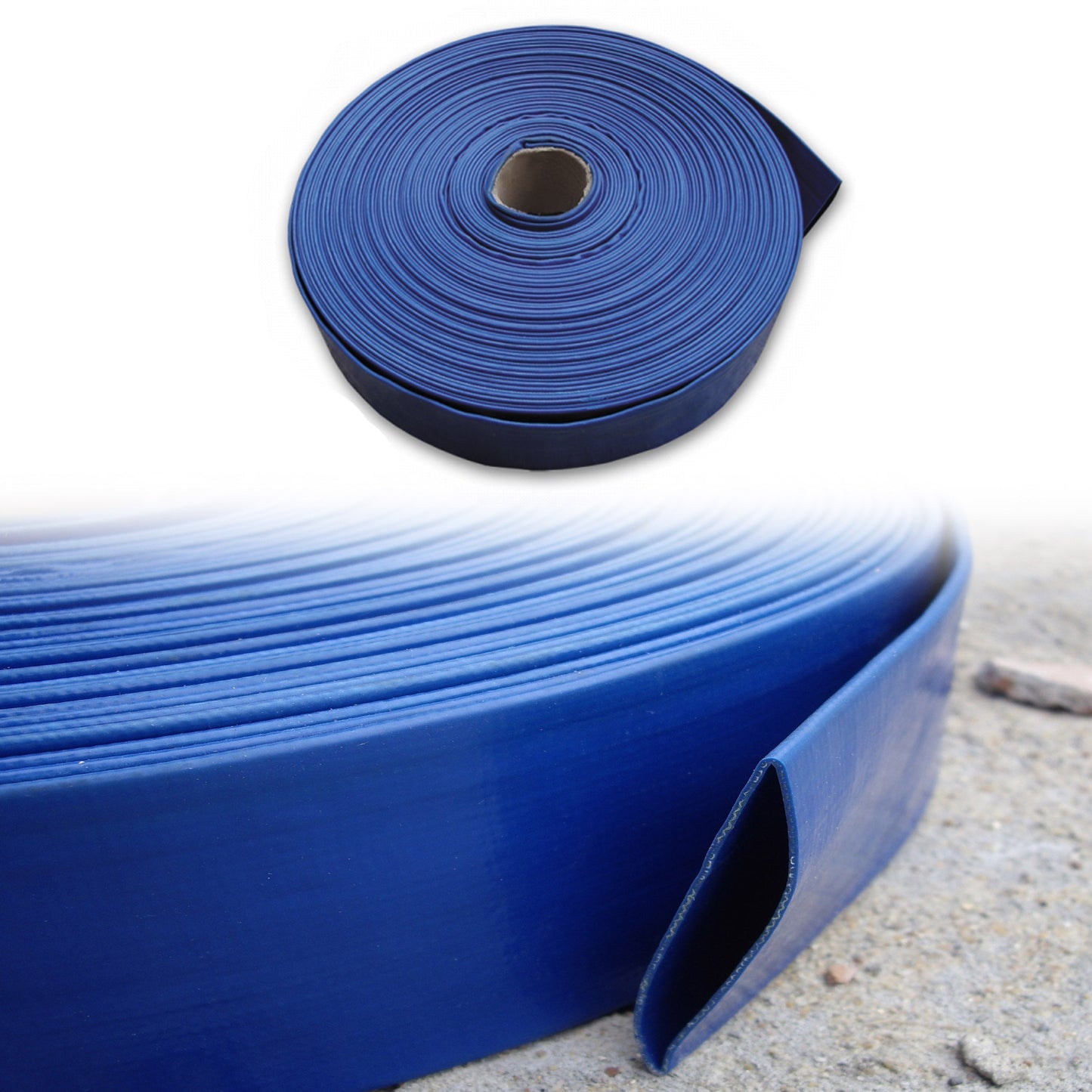 Lay Flat 3in / 76mm Water Discharge Aqua Hose Pipe Pump Irrigation PVC 2-6 BAR
