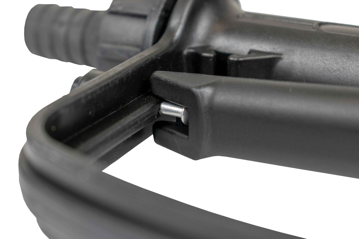 Fuel Gun Black 3/4in Barb Inlet - 25mm Outlet Barb Connector Winter Vehicle Tool