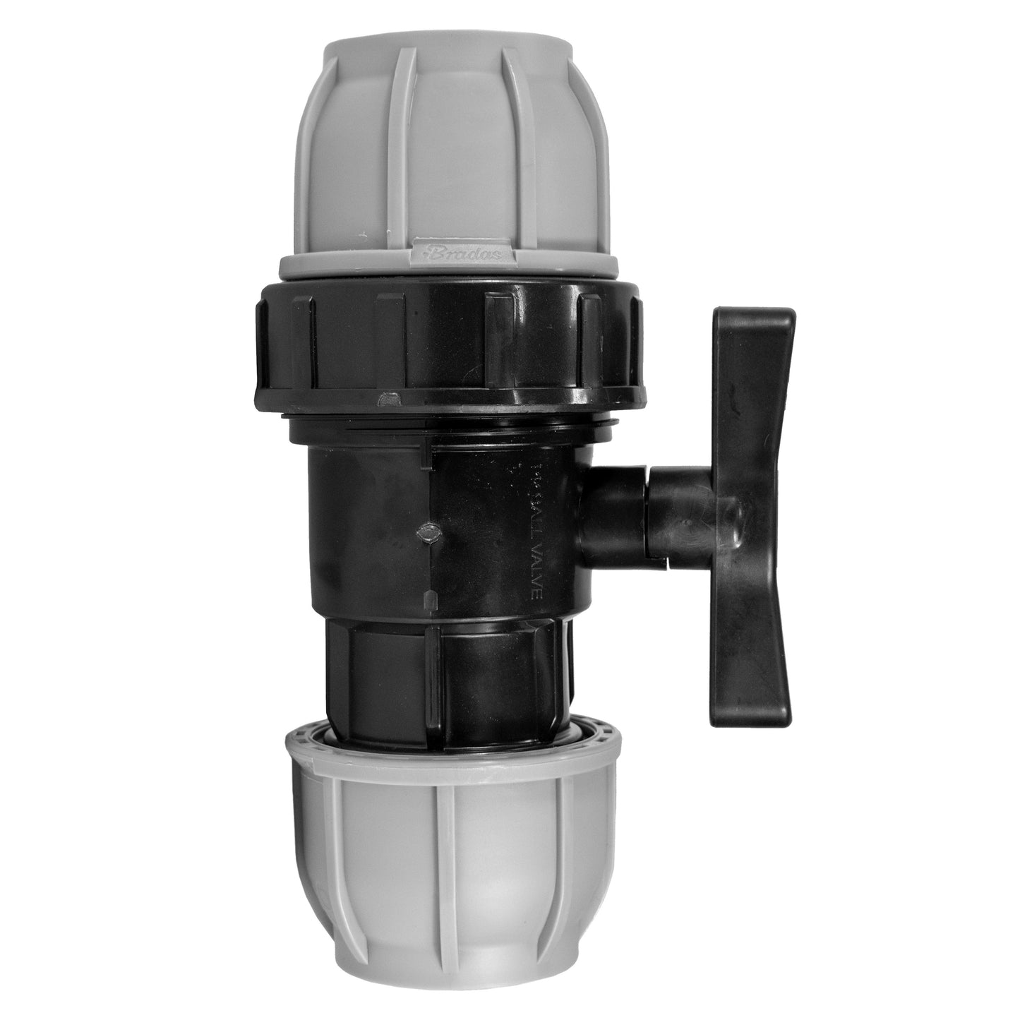 Wall Flange Kit 20mm MDPE With In-Line Valve Water Connector MDPE Pipe Connector