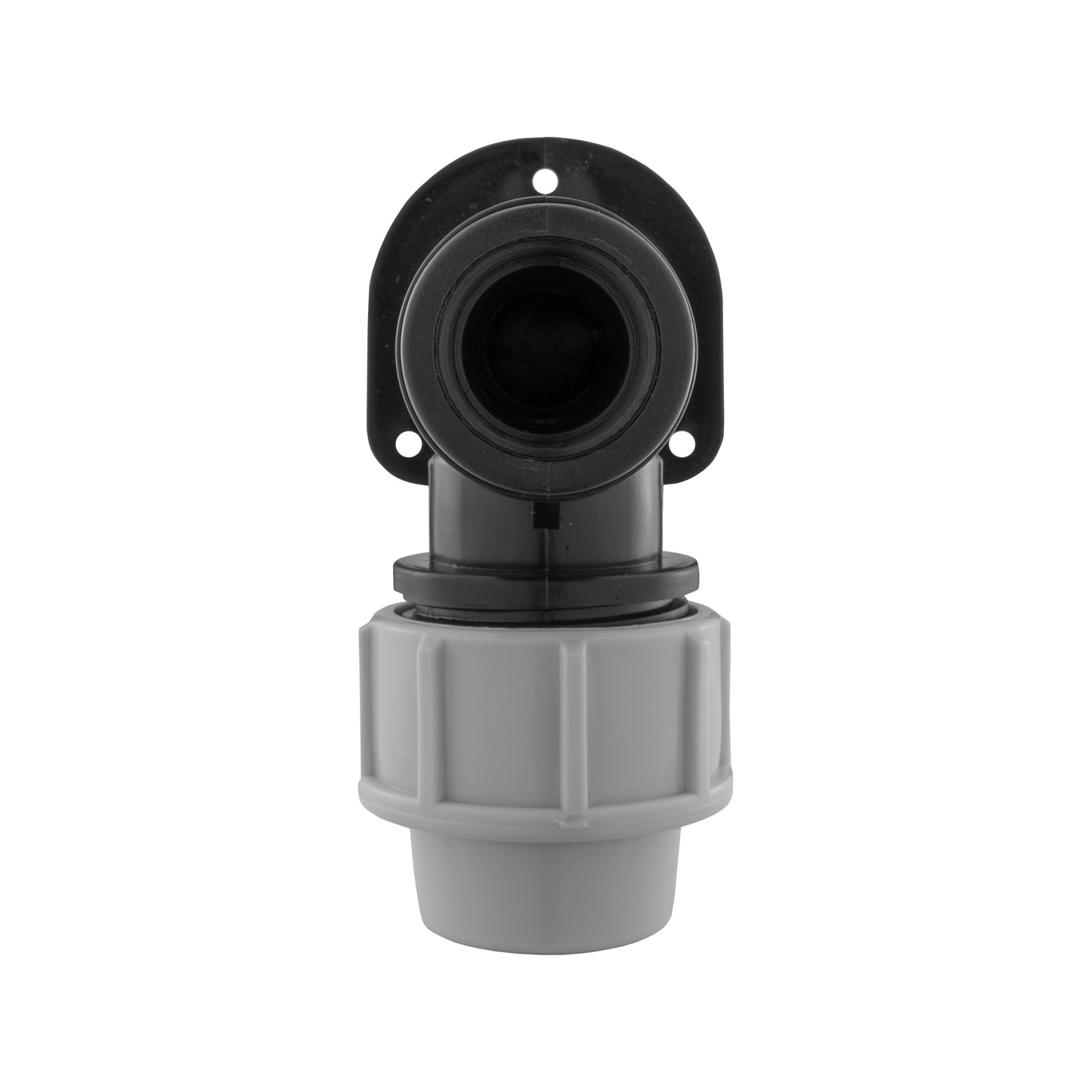AP Supplies Wall Flange Kit 32mm MDPE + Bib Valve + Click Lock Male Lime