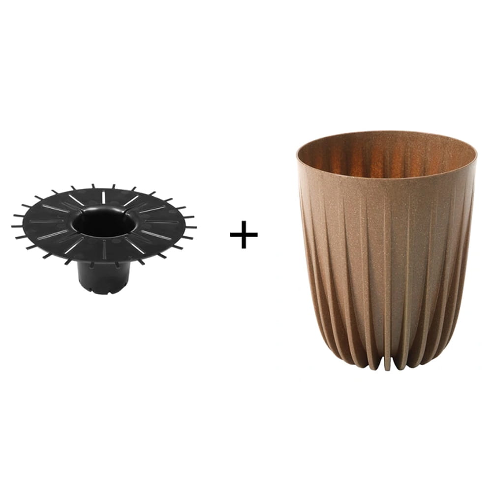 AP Supplies Mira Pot Without Hole 145mm Eco Wood