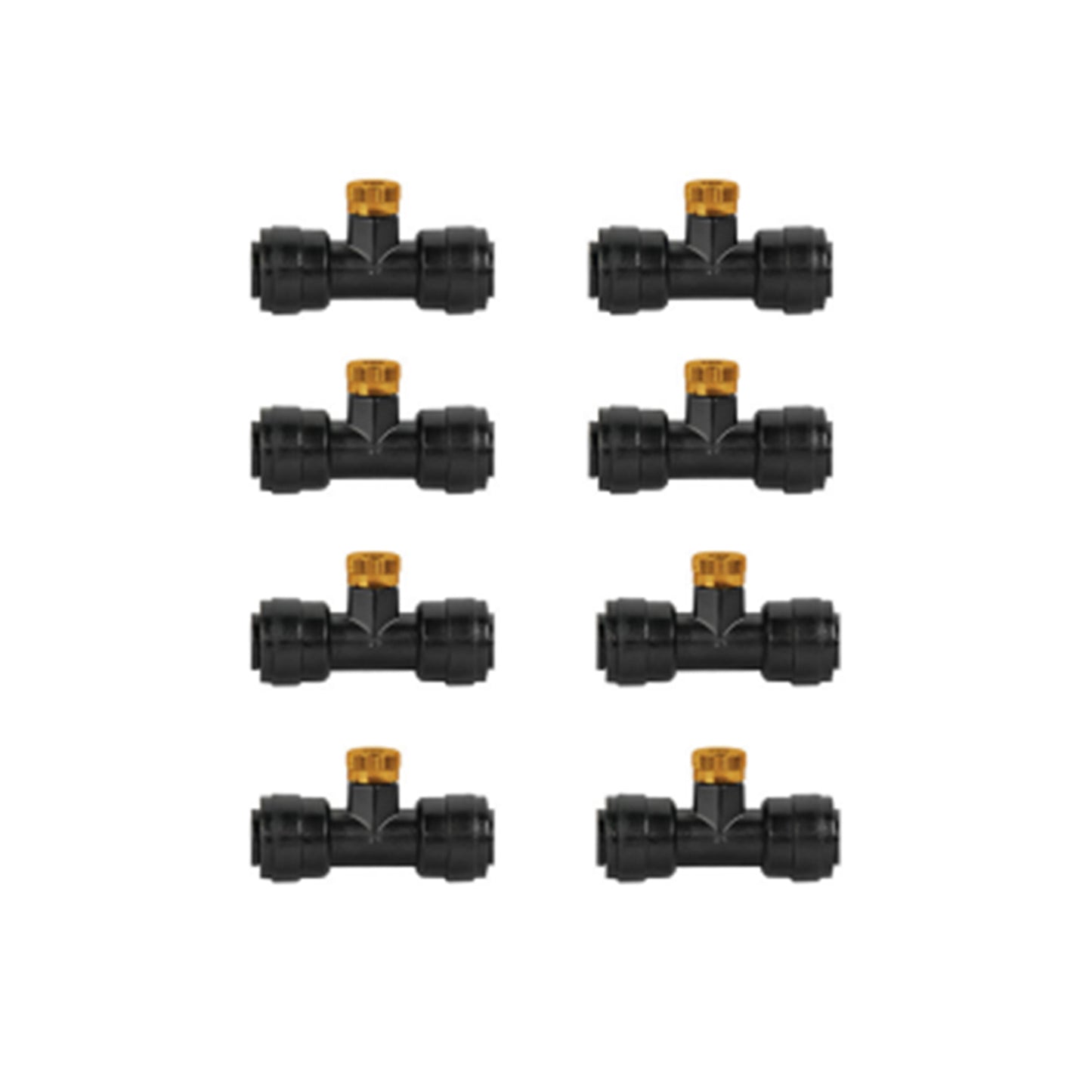 Garden Water Mist Kit, Black Orange, 15m Outdoor Watering Kit Hose Connector Set