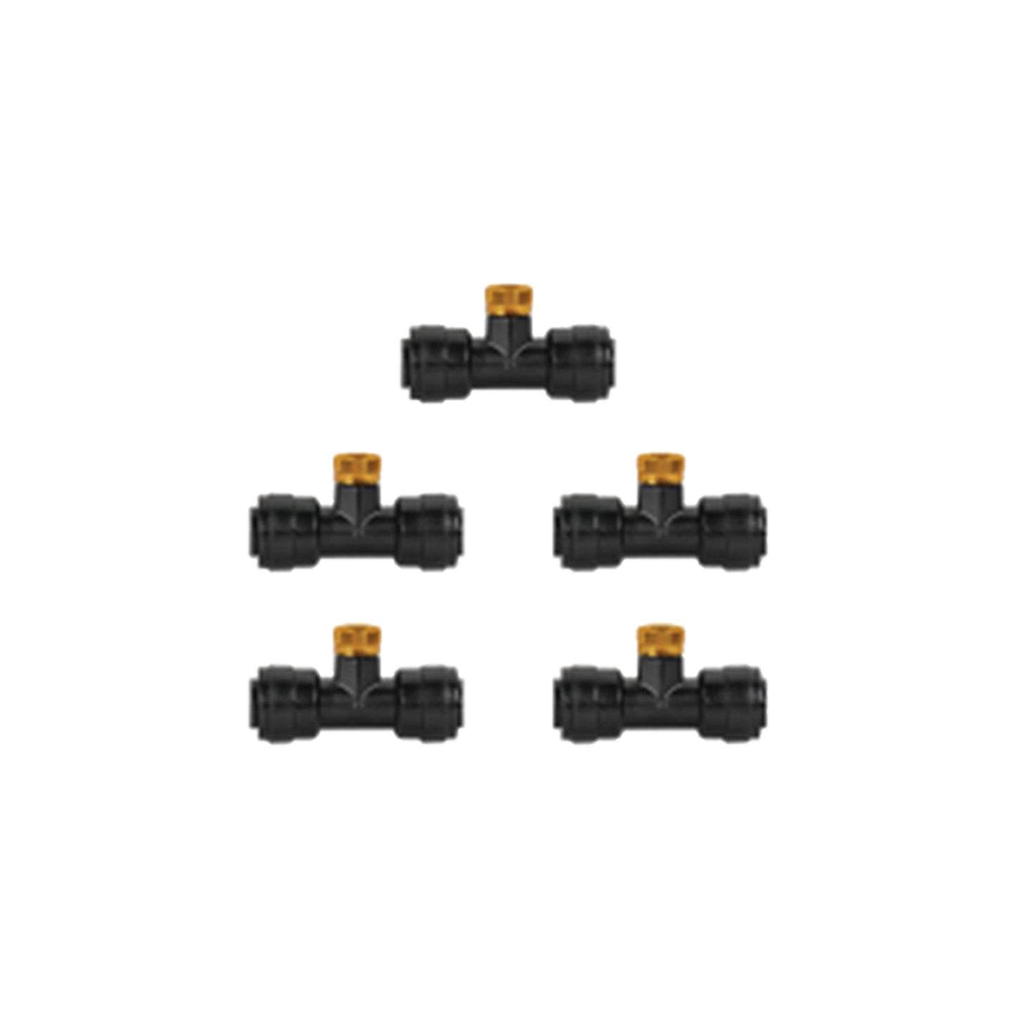 Garden Water Mist Kit, Black Orange, 7.5m Outdoor Watering Kit Hose Pipe Fitting
