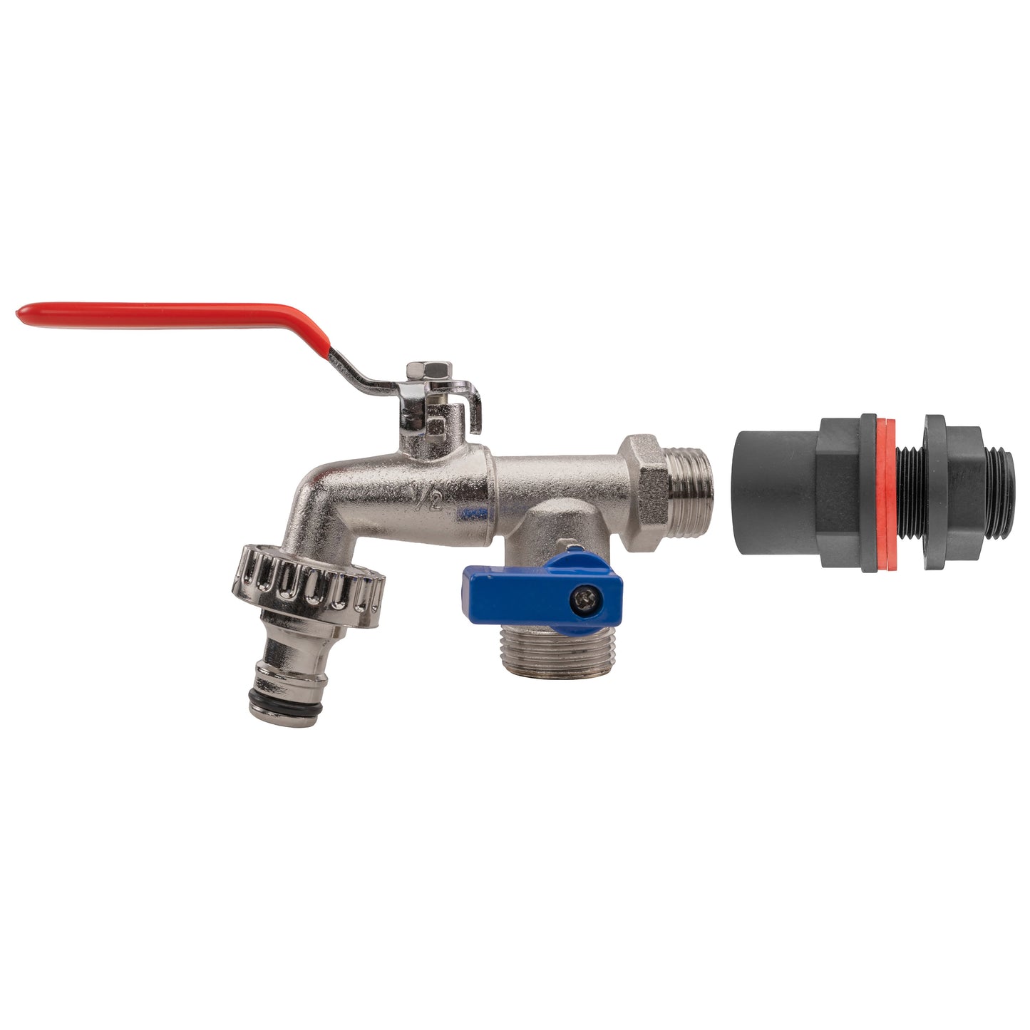 AP Supplies Water Butts Kit 1/2" With Double Tap and Drill Bit