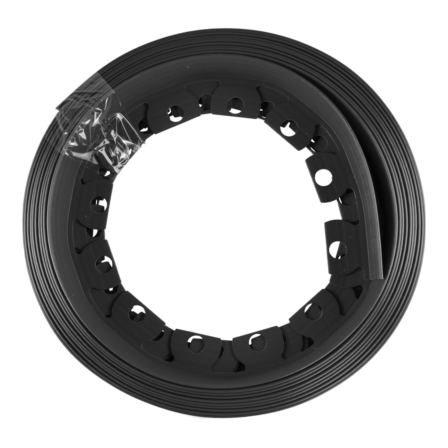 Lawn Border Set, Easy Border 60mm Black 10m With Pegs for Home and Garden Use