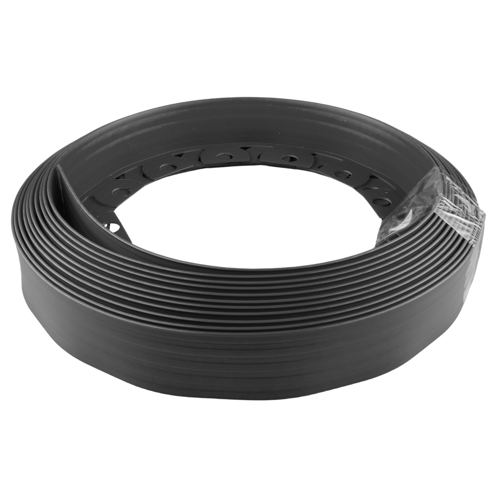 AP Supplies Lawn Border Set, Easy Border 100mm Black 10m With Pegs