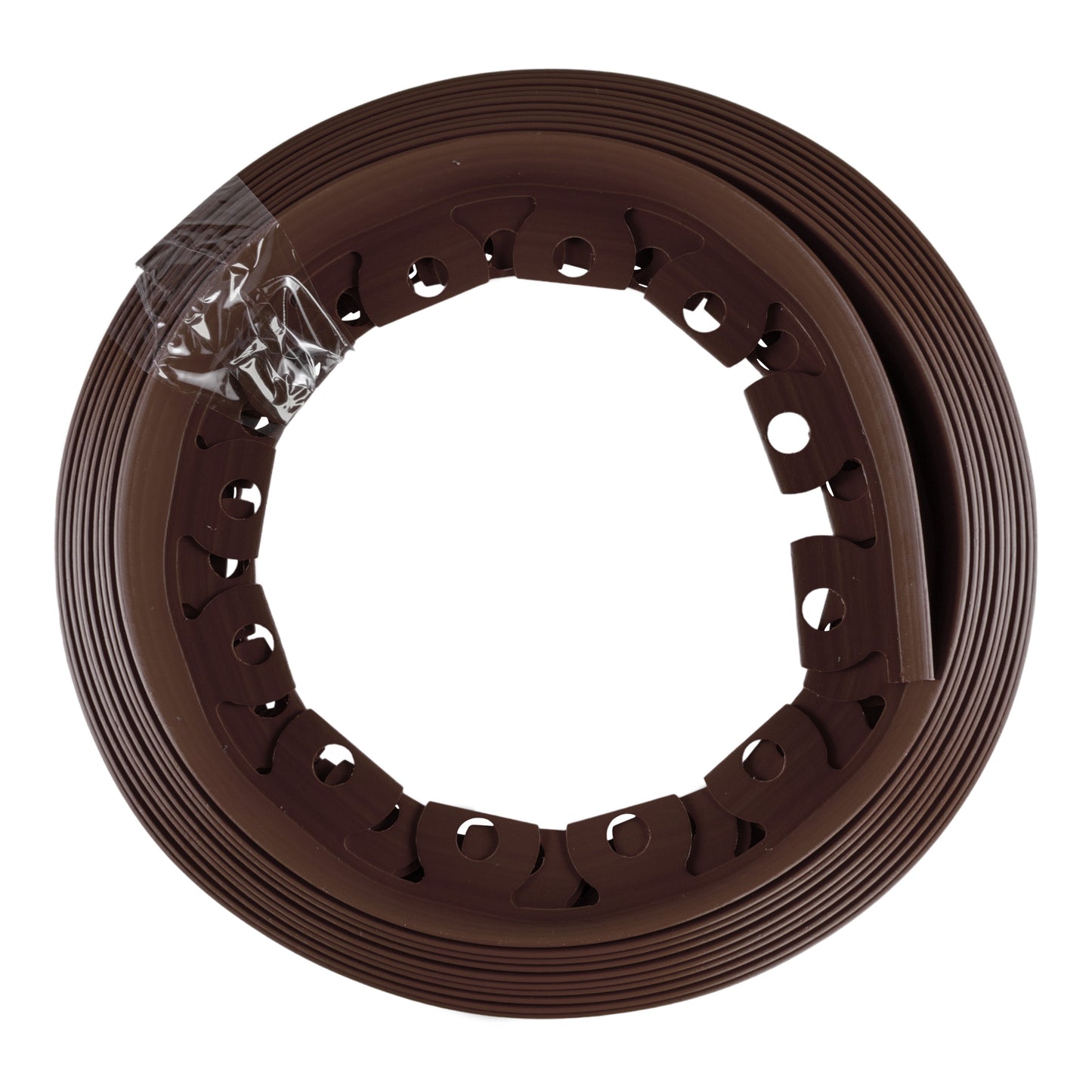 Lawn Border Set, Easy Border 60mm Brown 10m With Pegs for Home and Garden Use