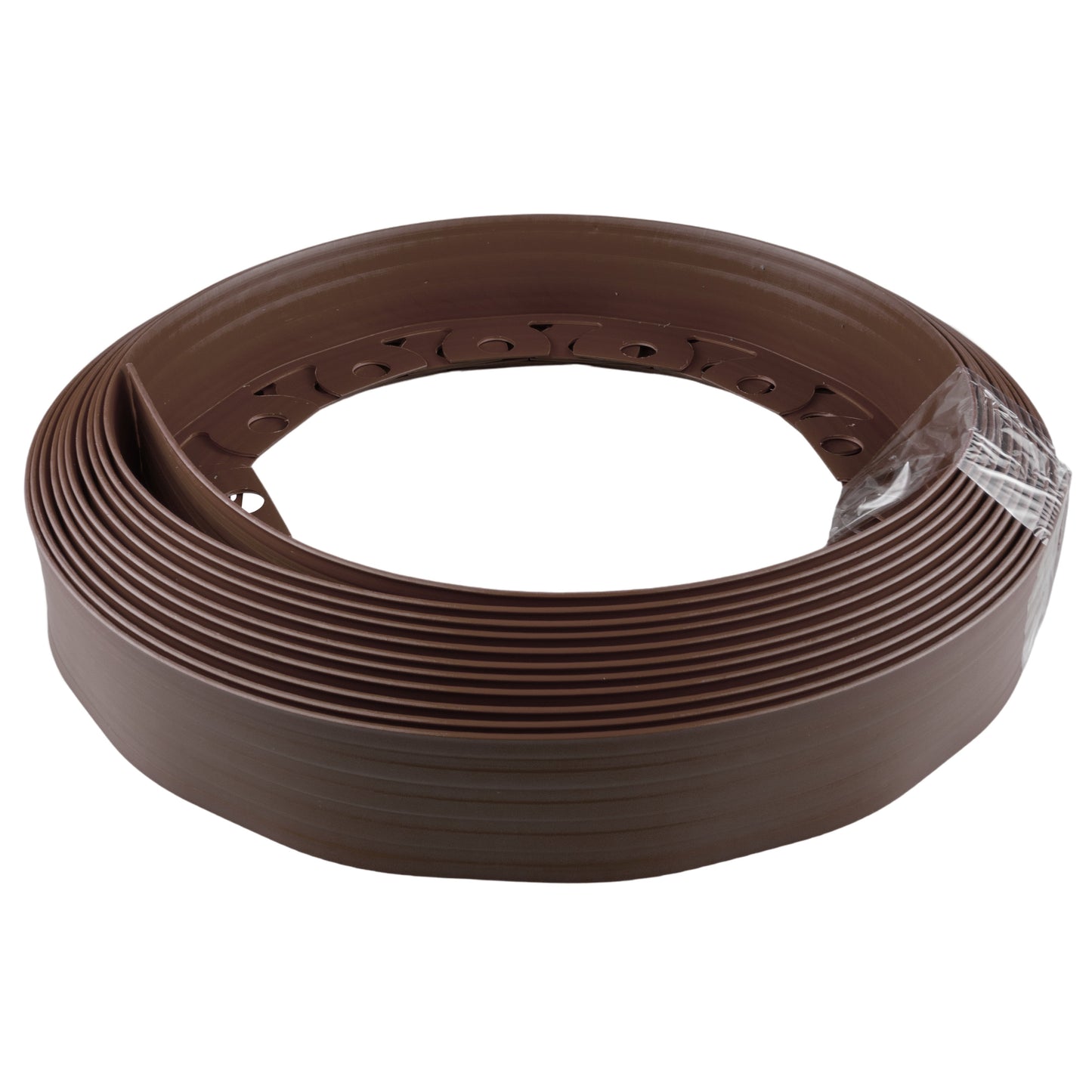 Lawn Border Set, Easy Border 60mm Brown 10m With Pegs for Home and Garden Use