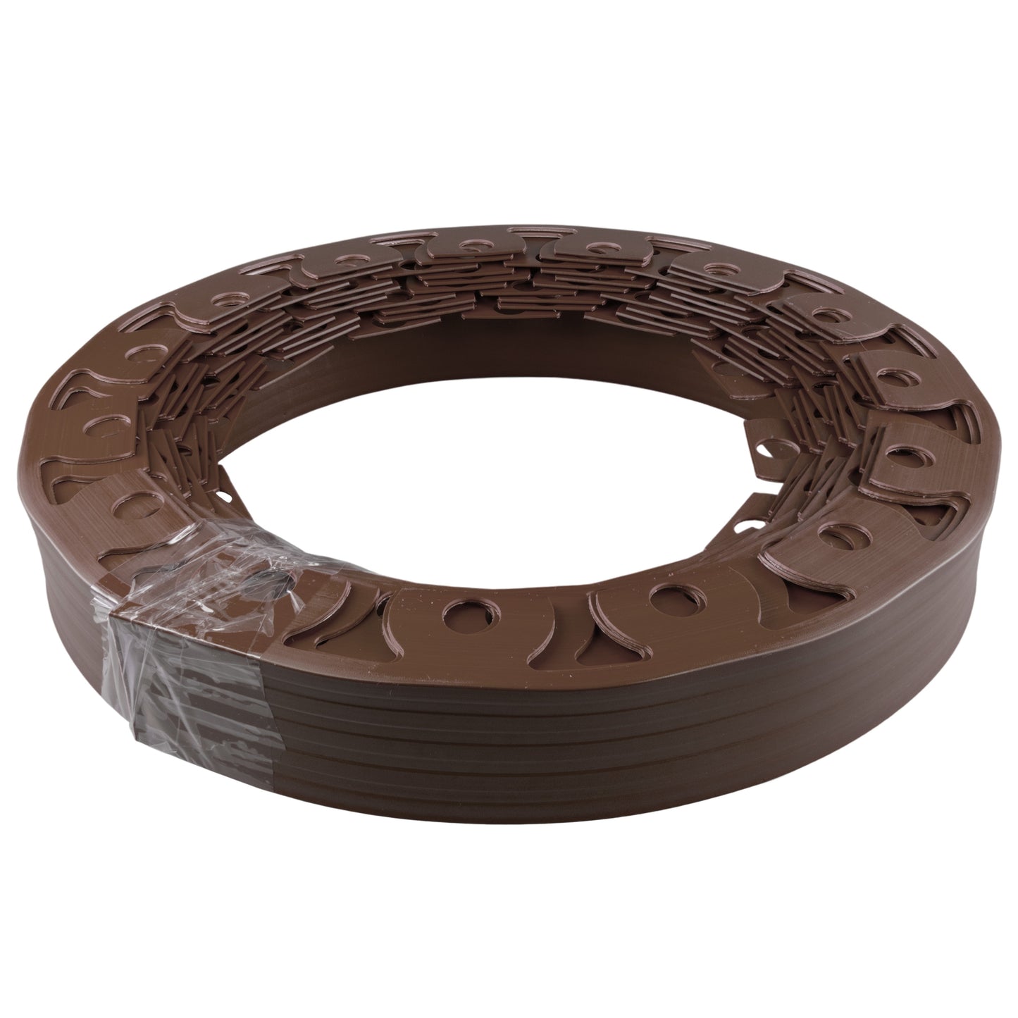 Lawn Border Set, Easy Border 60mm Brown 10m With Pegs for Home and Garden Use