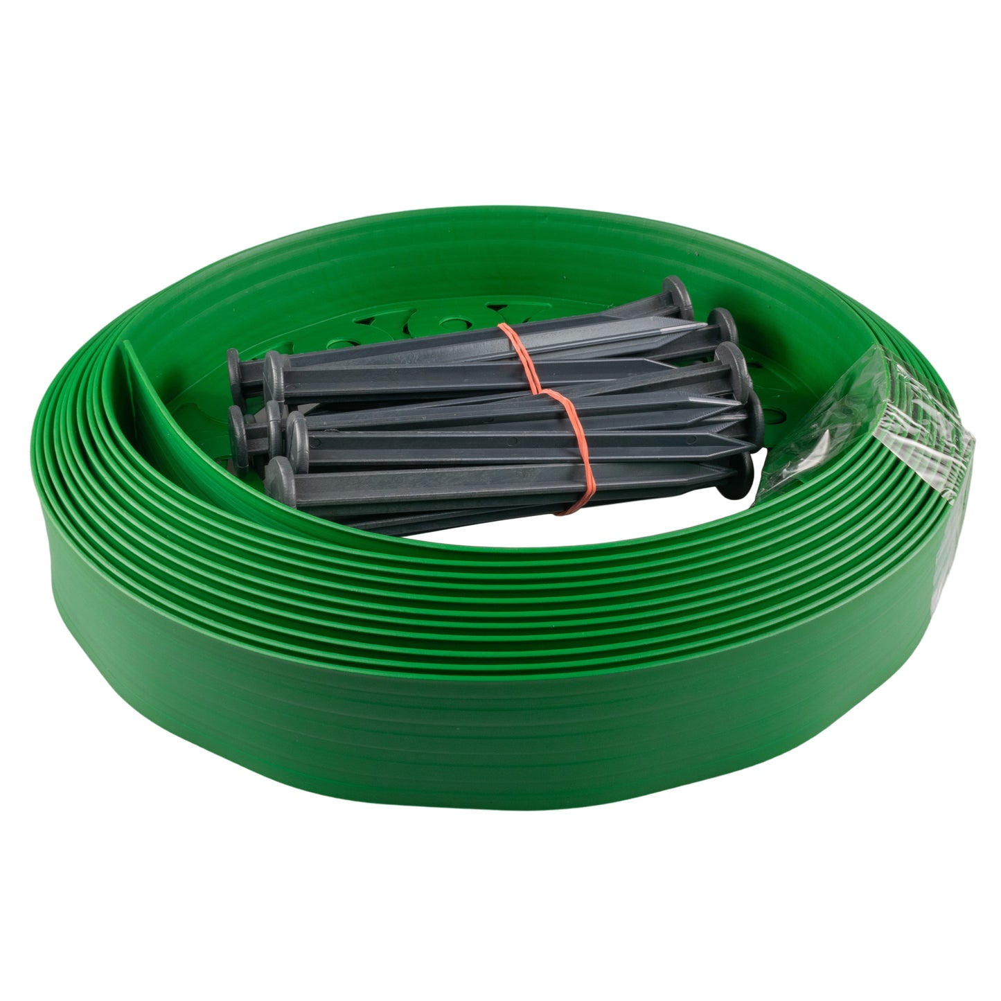 Lawn Border Set, Easy Border 60mm Green 10m With Pegs for Home and Garden Use
