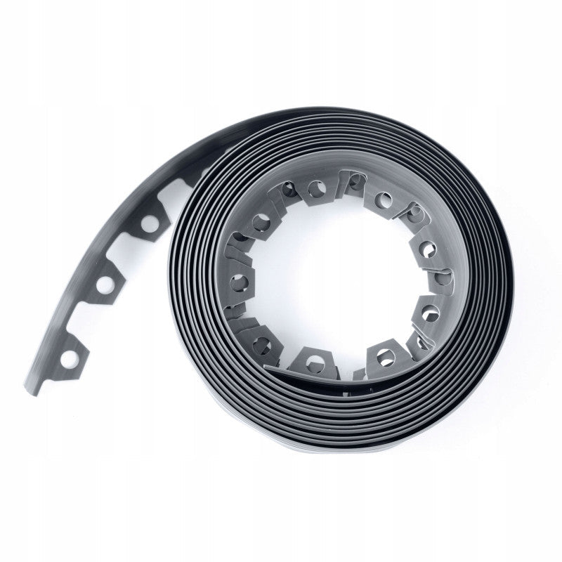 Lawn Border Set, Easy Border 60mm Gray 10m With Pegs for Home and Garden Use