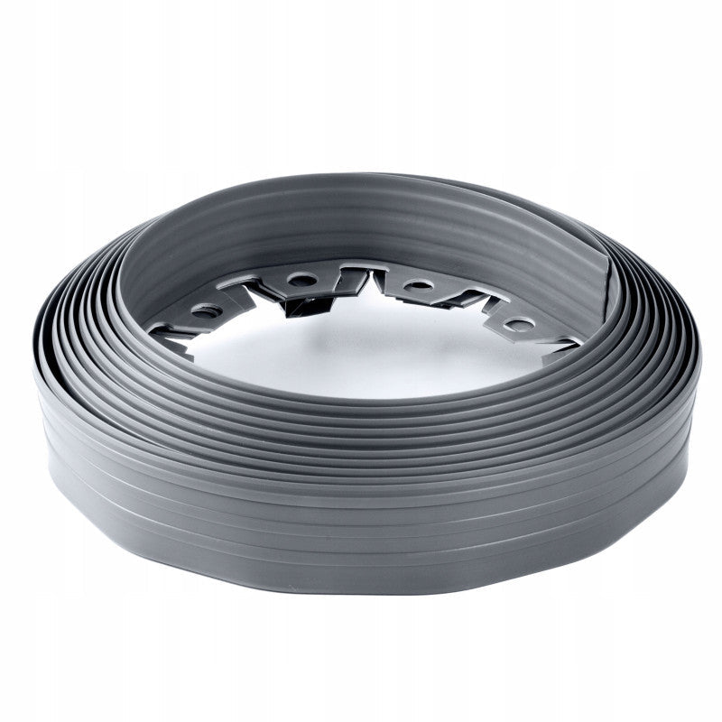 Lawn Border Set, Easy Border 60mm Gray 10m With Pegs for Home and Garden Use